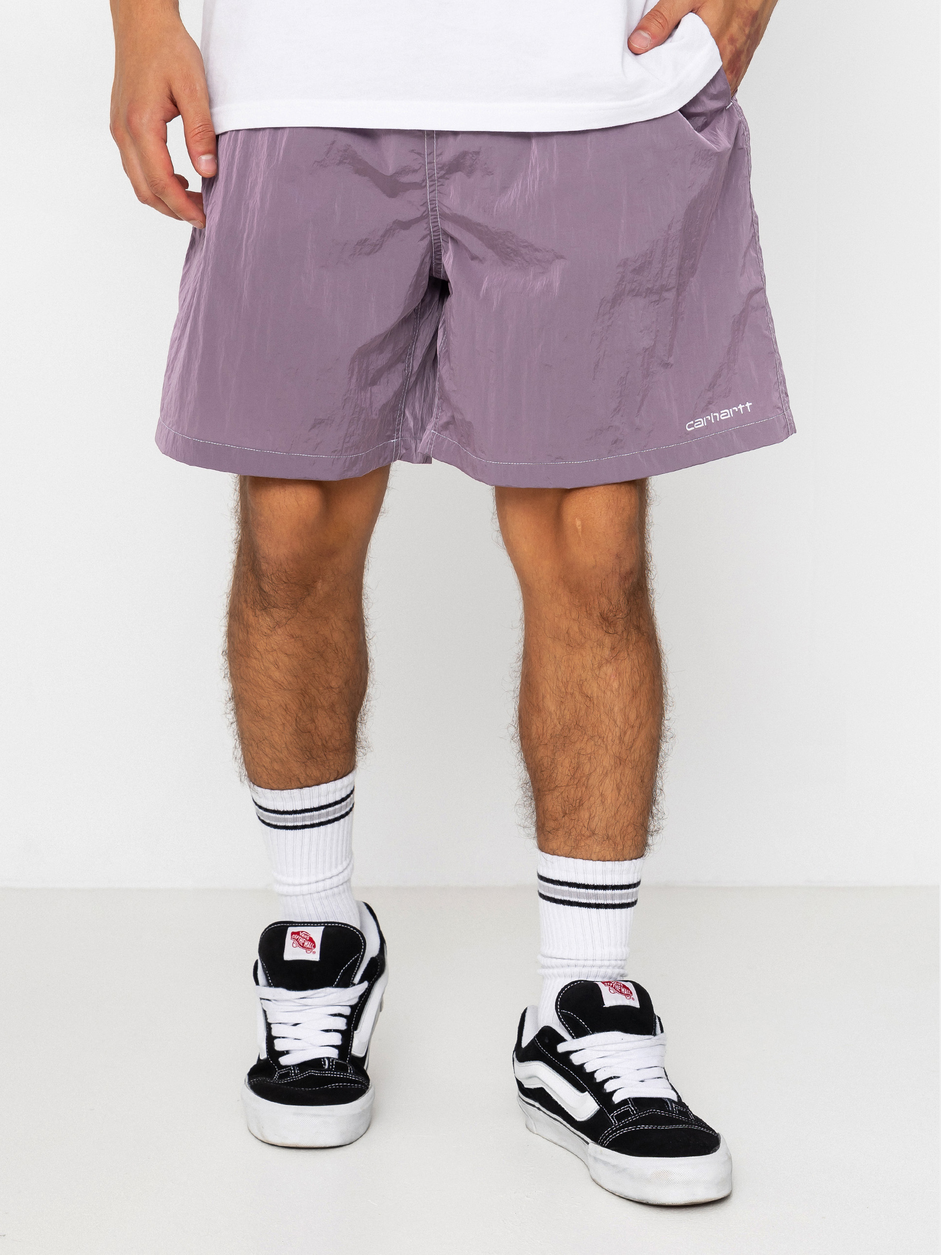 Pantaloni scurți Carhartt WIP Canby Swim (gentle purple/white)