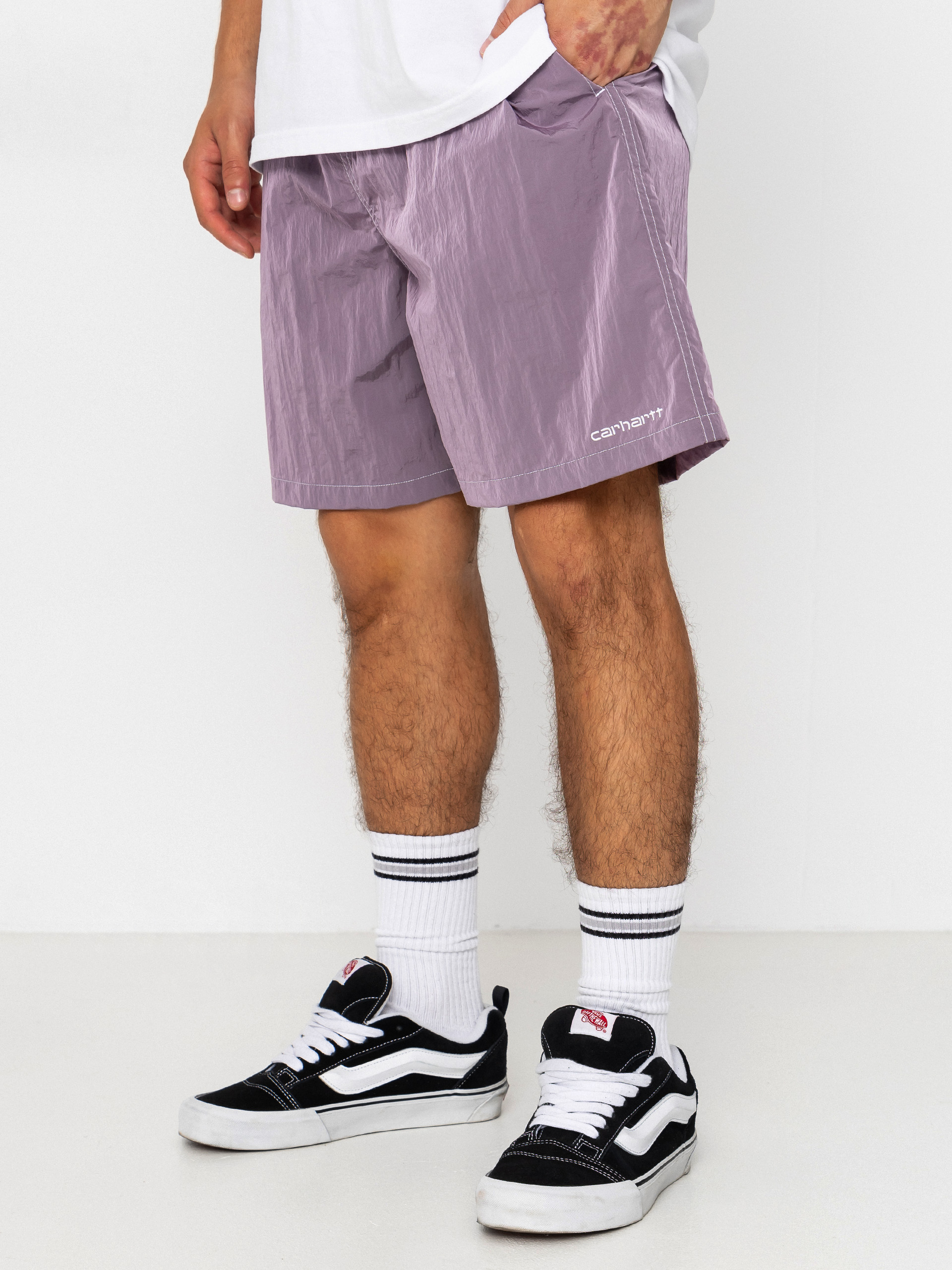 Pantaloni scurți Carhartt WIP Canby Swim (gentle purple/white)