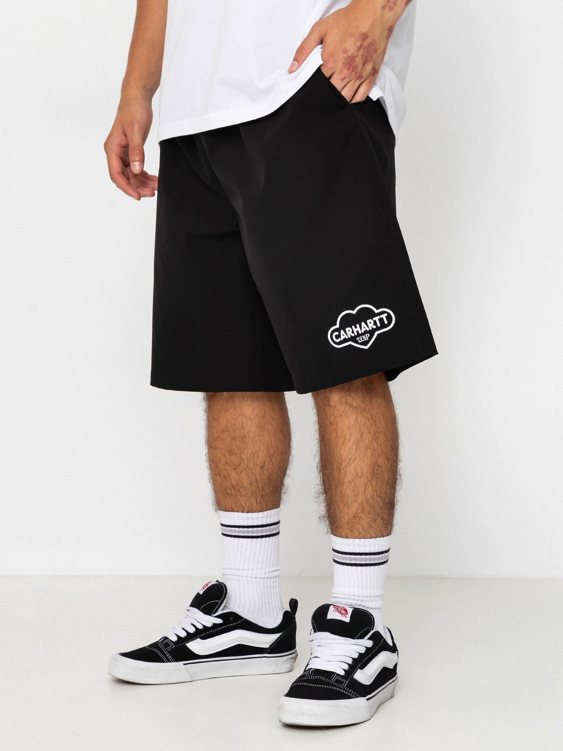 Pantaloni scurți Carhartt WIP Cloud Heart Swim (black)