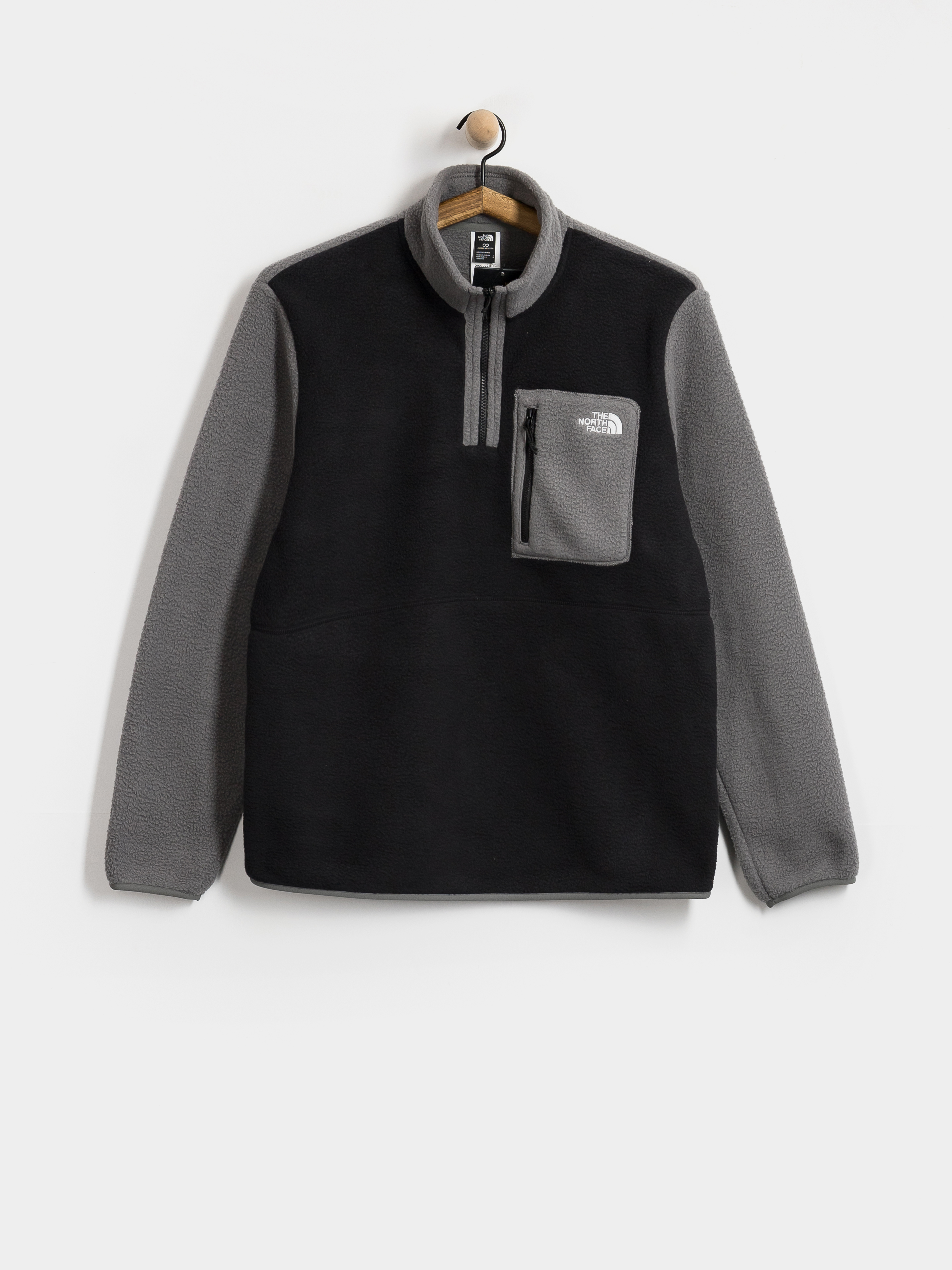 Hanorac din fleece The North Face Yumiori 1/4 Zip (tnf black/smoked pearl)
