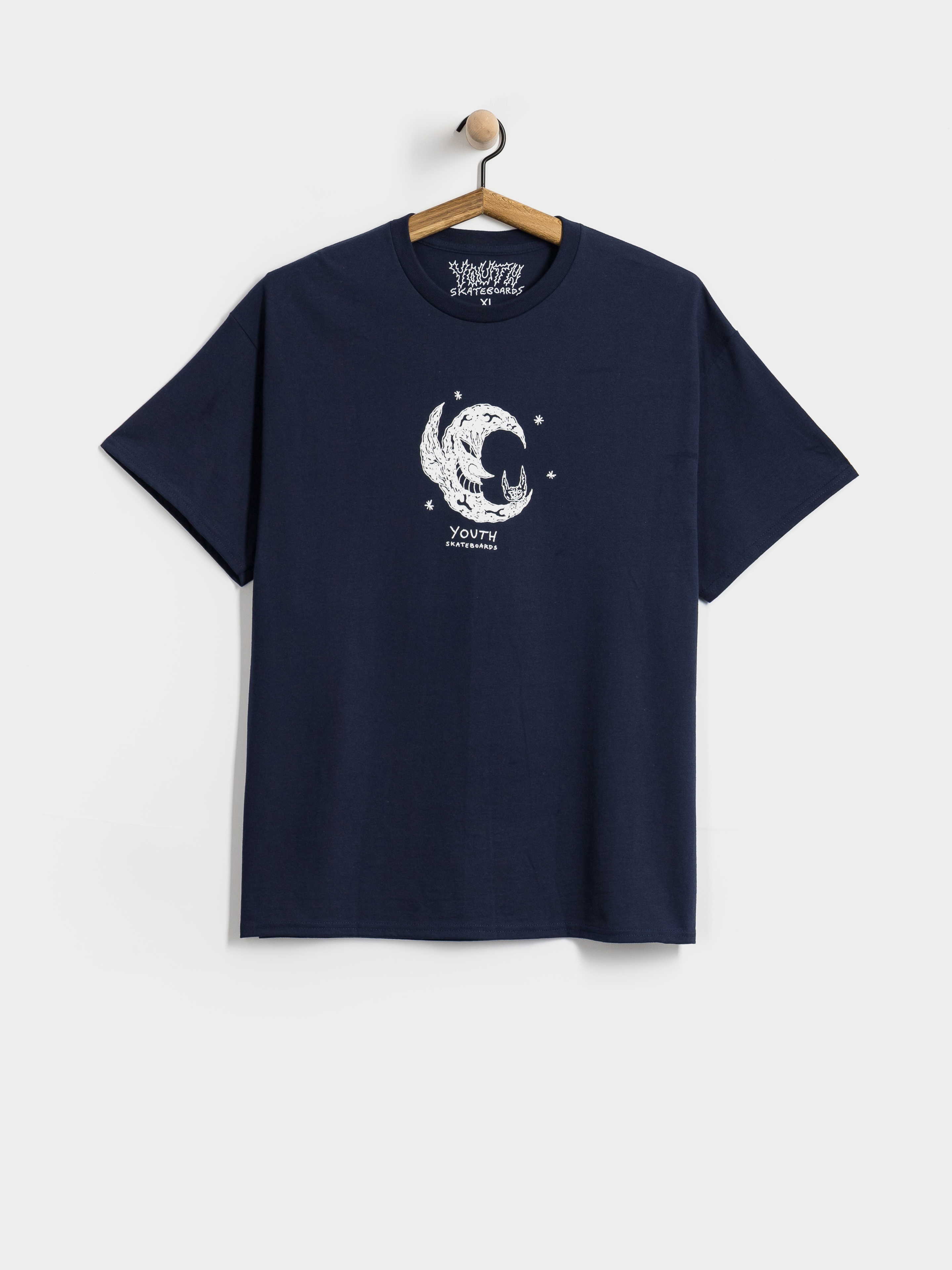 Tricou Youth Skateboards Moon Goblin (navy)