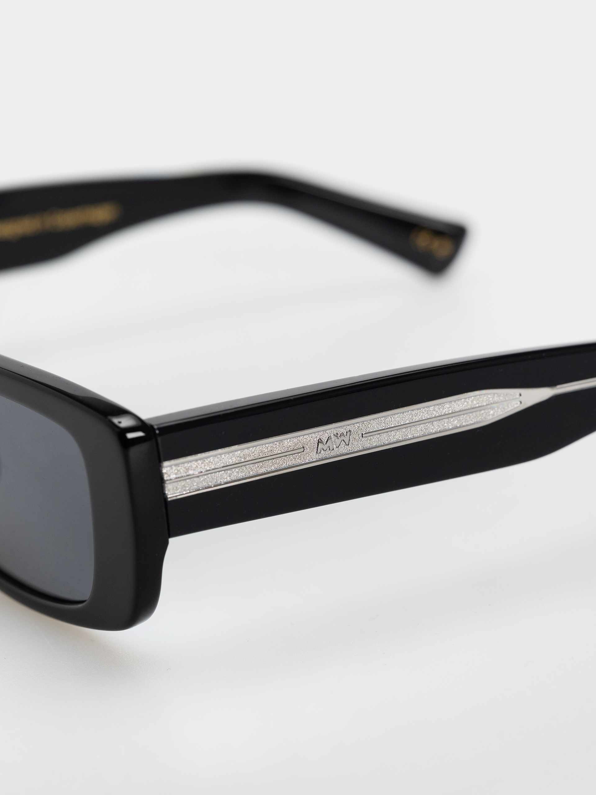 Ochelari de soare MessyWeekend Grace Iso (black/transparent)