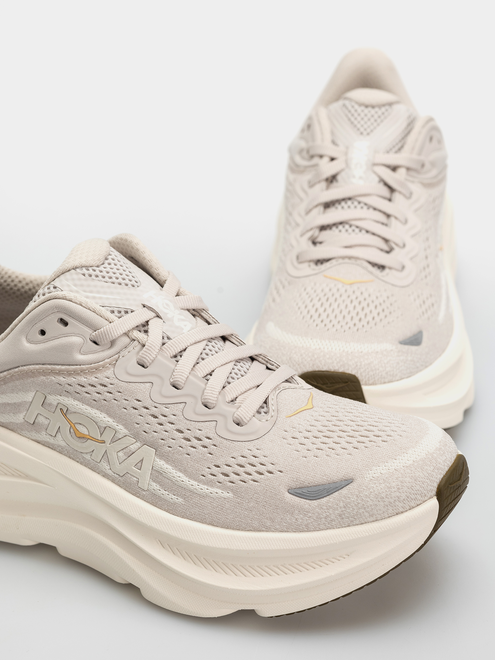Pantofi Hoka Bondi 9 Wmn (river rock grey/alabaster)