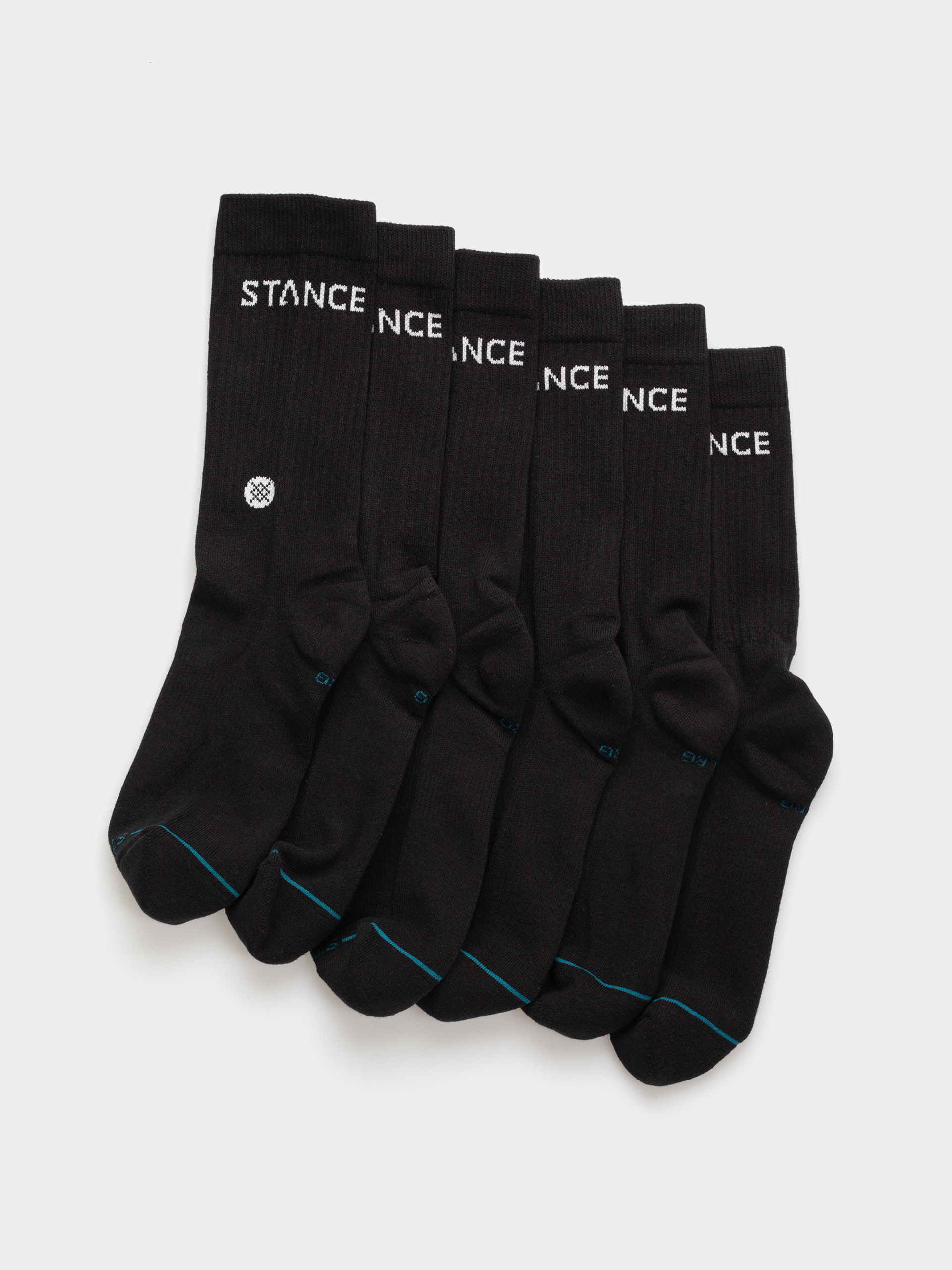 u0218osete Stance Origin 6 Pack Crew (black)