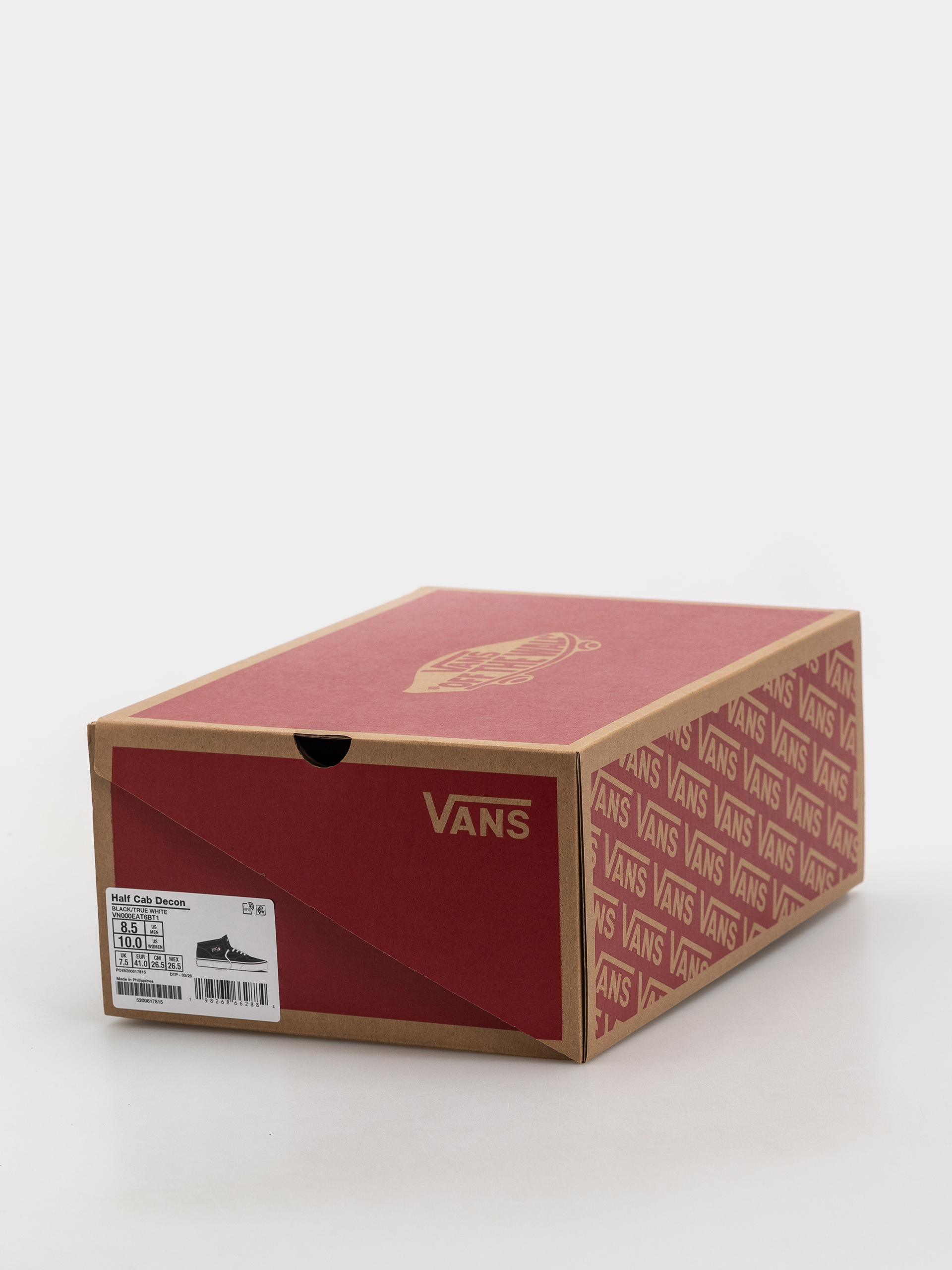 Pantofi Vans Half Cab Decon (black/true white)