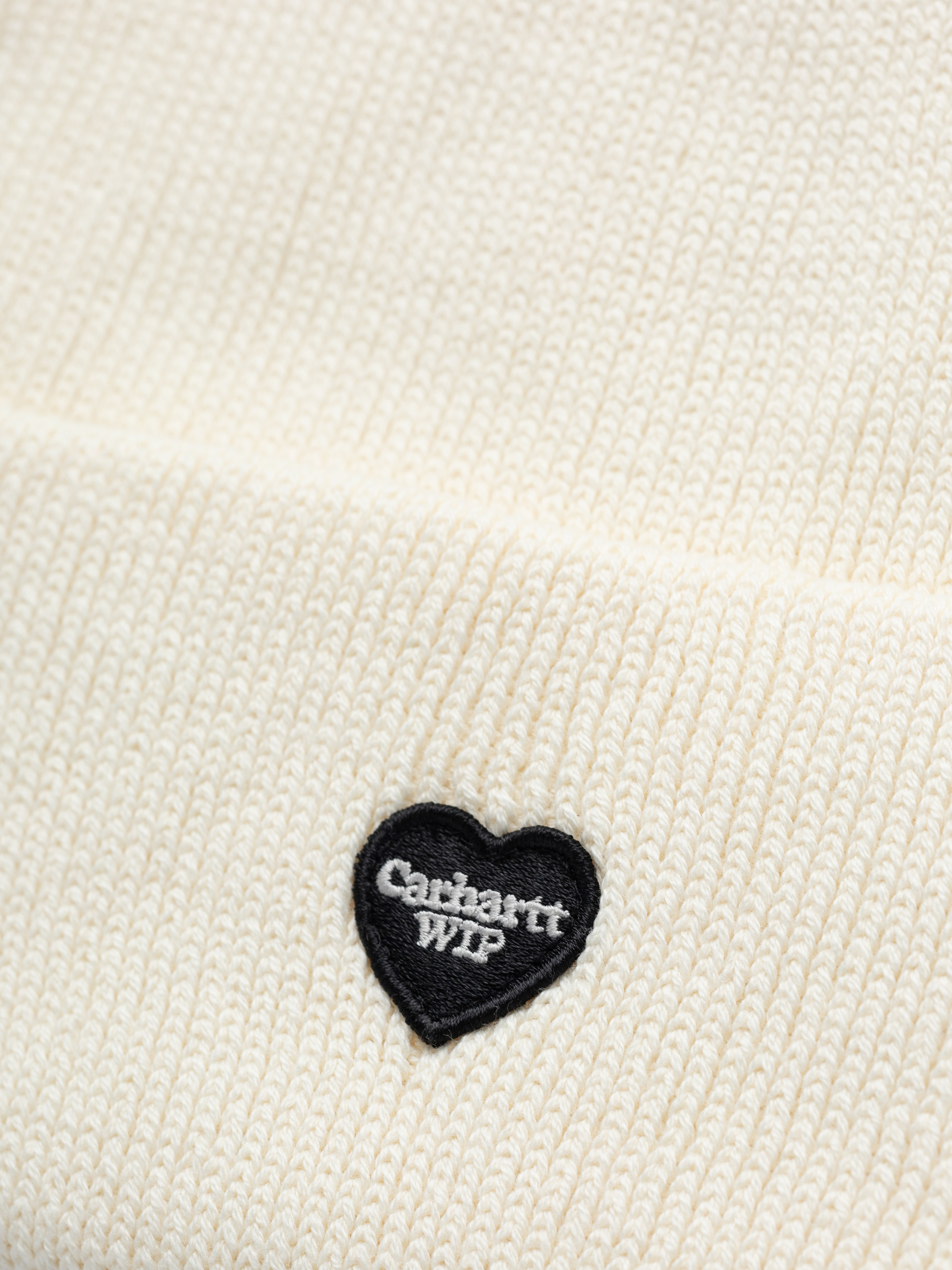 Căciulă Carhartt WIP Small Heart (natural)