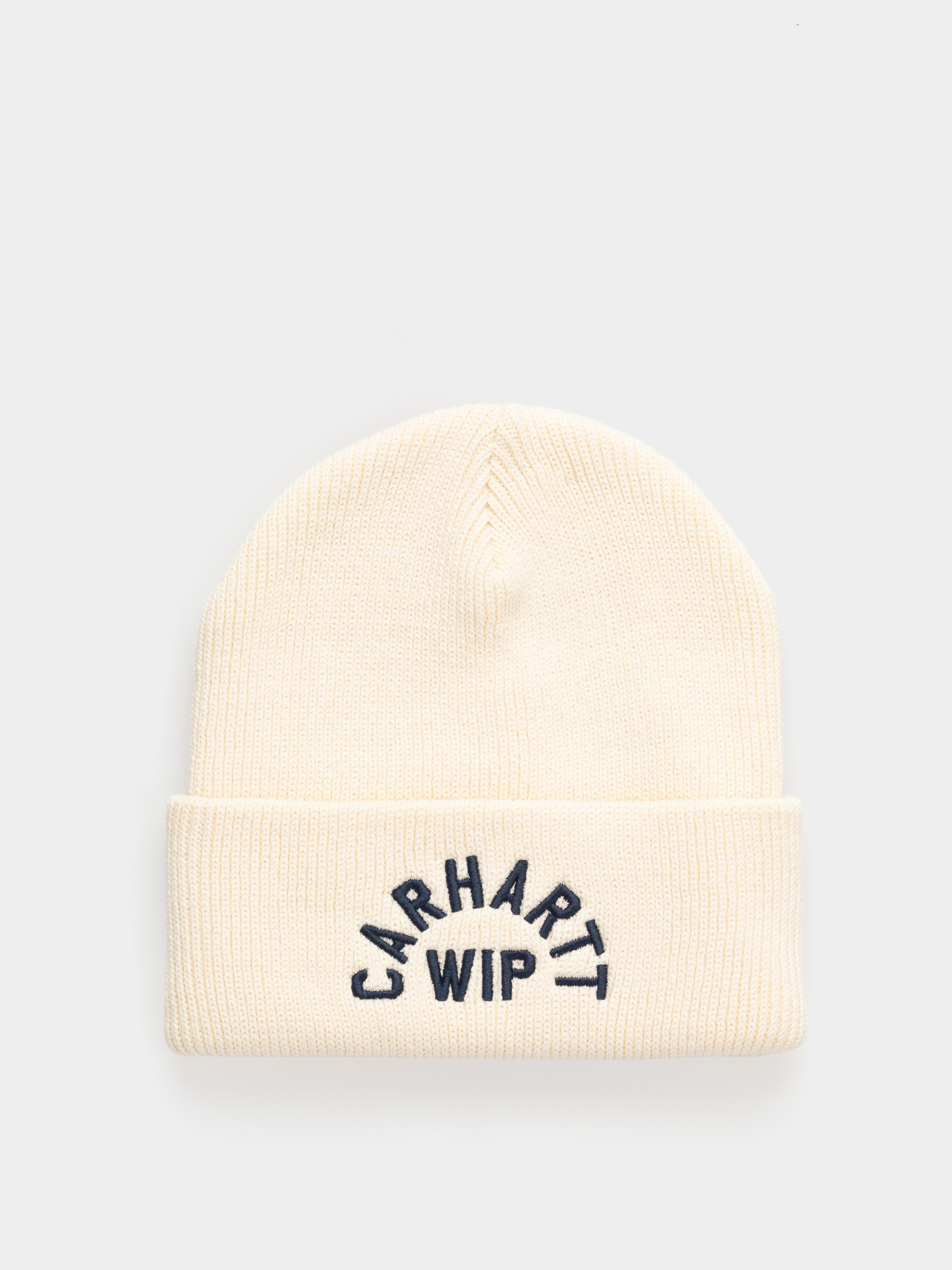 Căciulă Carhartt WIP Arch Script (natural/dark navy)