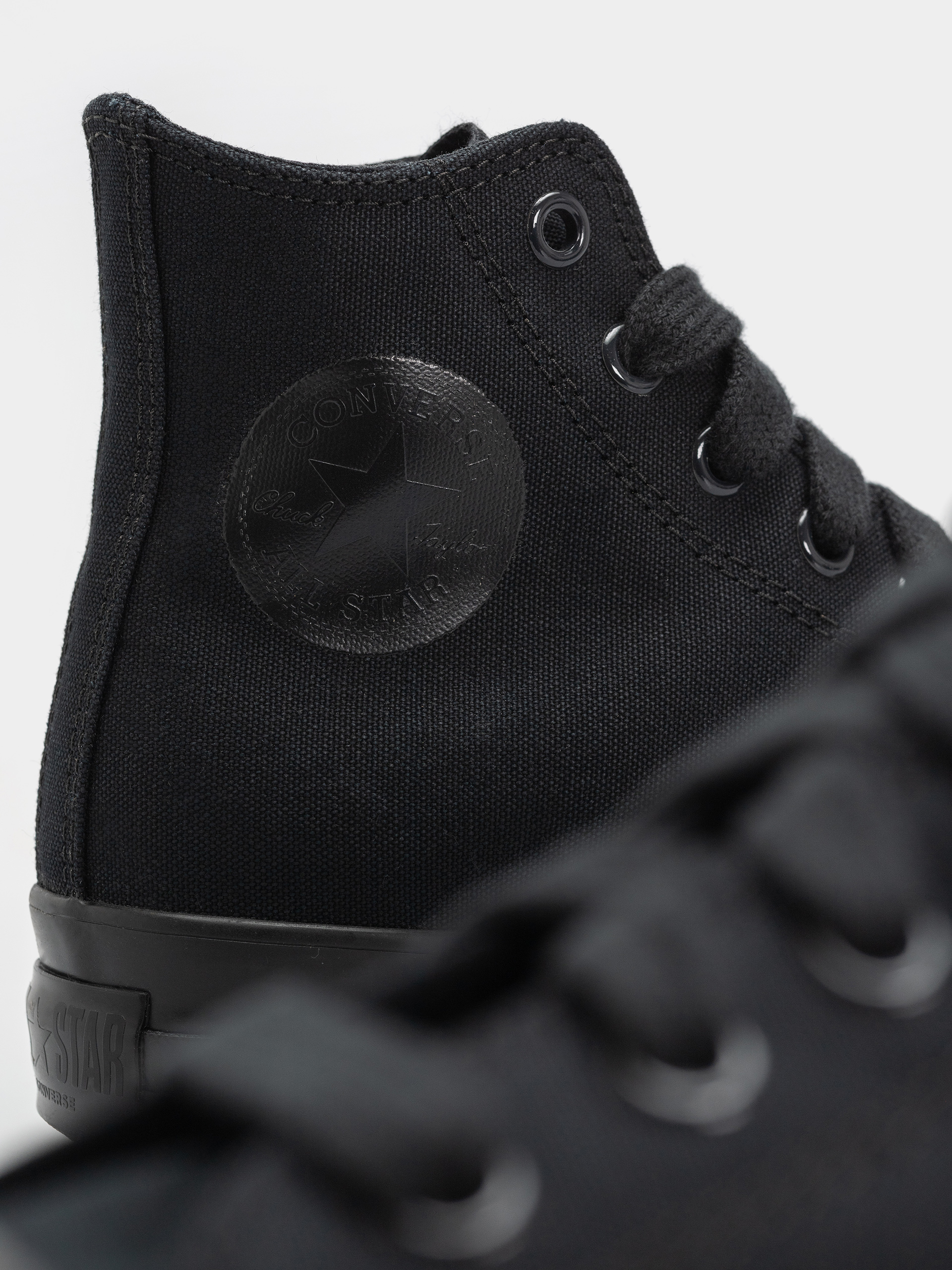 Teniși Converse Chuck Taylor Throwback Hi (black/black/black)