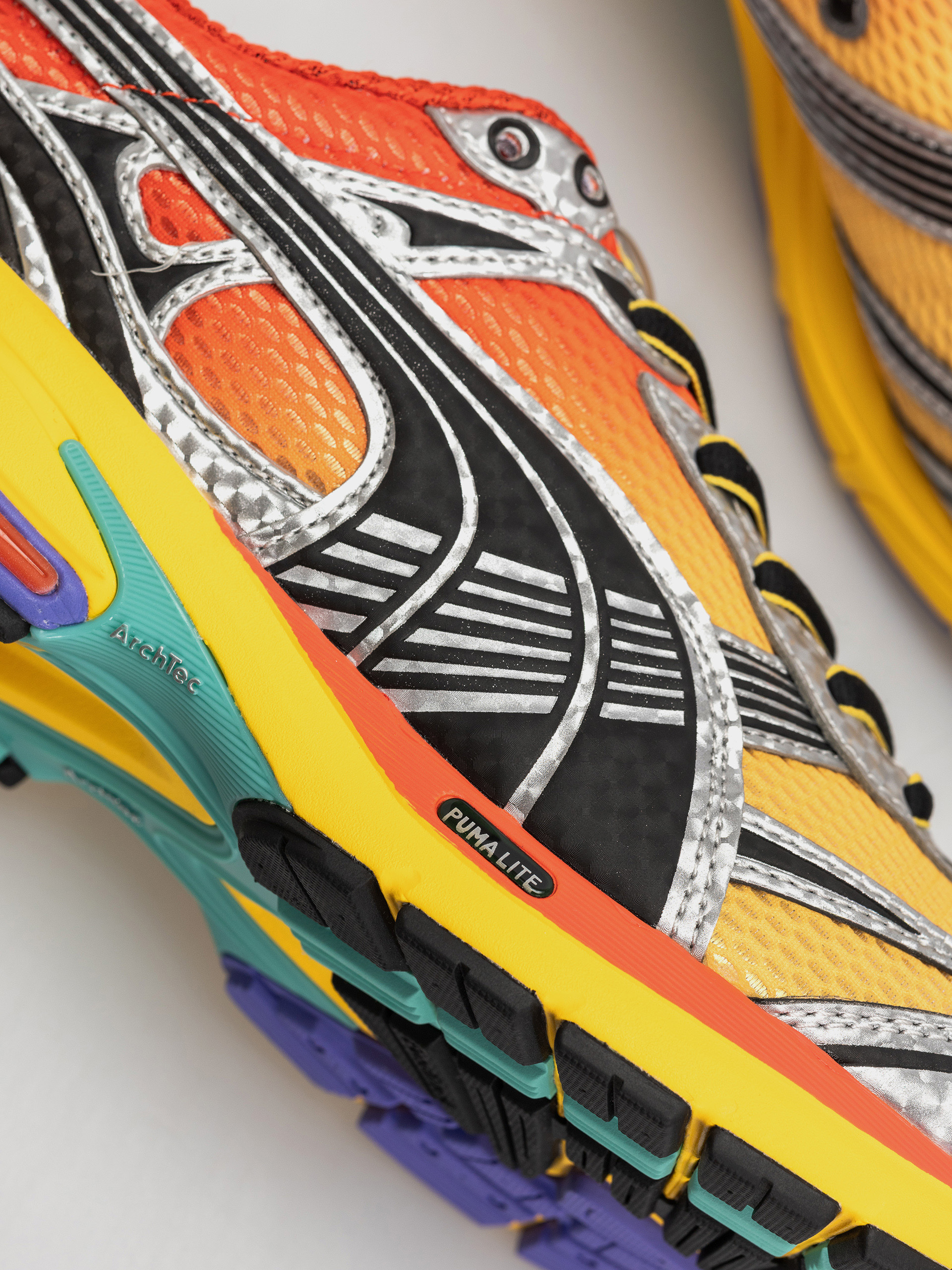 Pantofi Puma Homura OG Hyper (red flash/sunny yellow)