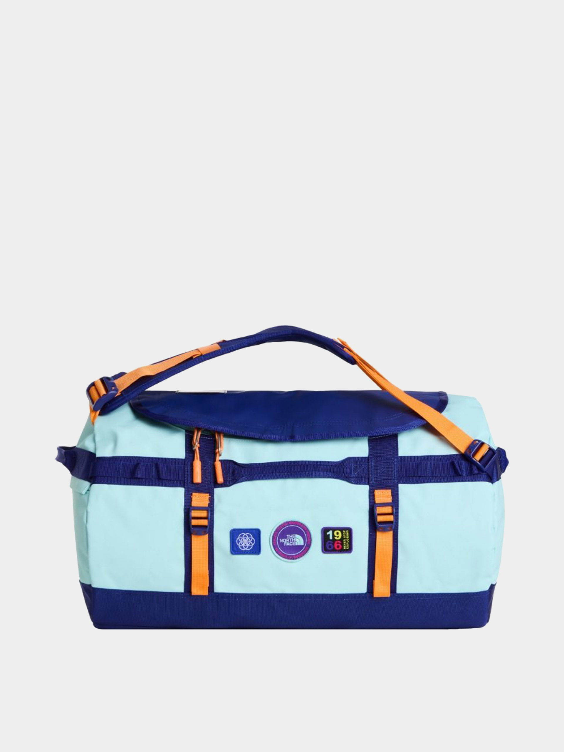 Geantă The North Face Base Camp Duffel S (canal blue/bold blue/pa)