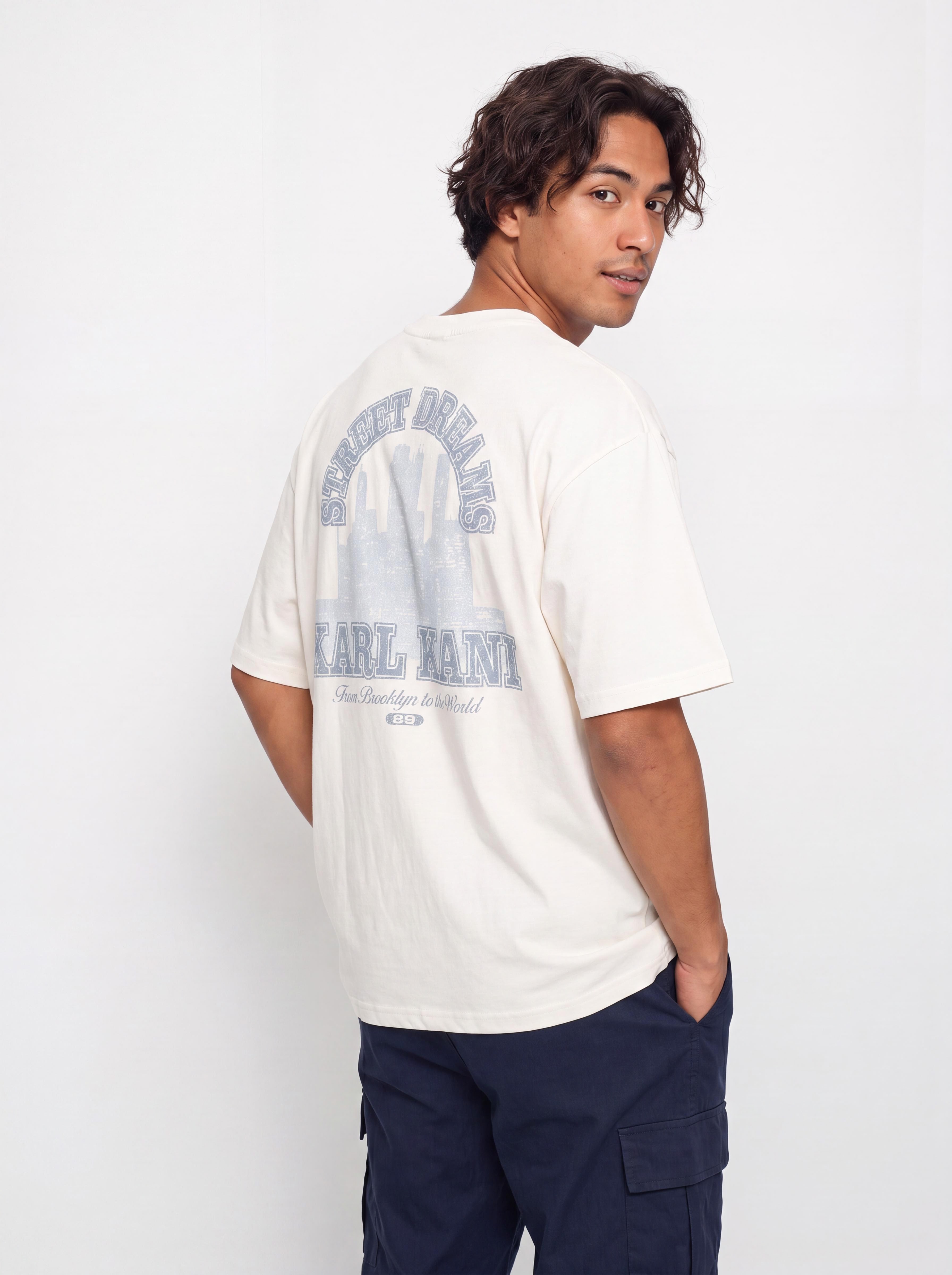 Tricou Karl Kani Signature Oversized (white)