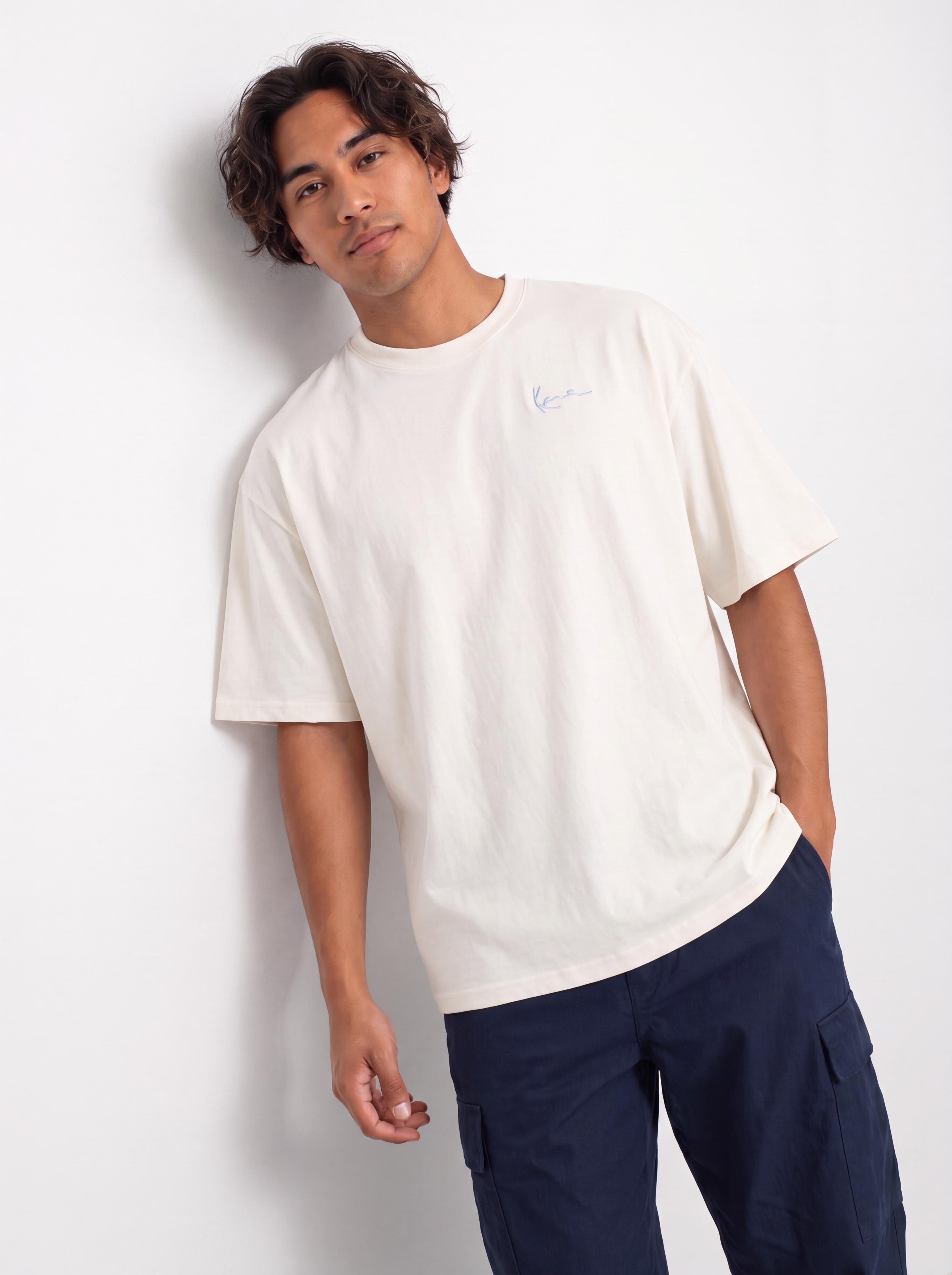 Tricou Karl Kani Signature Oversized (white)