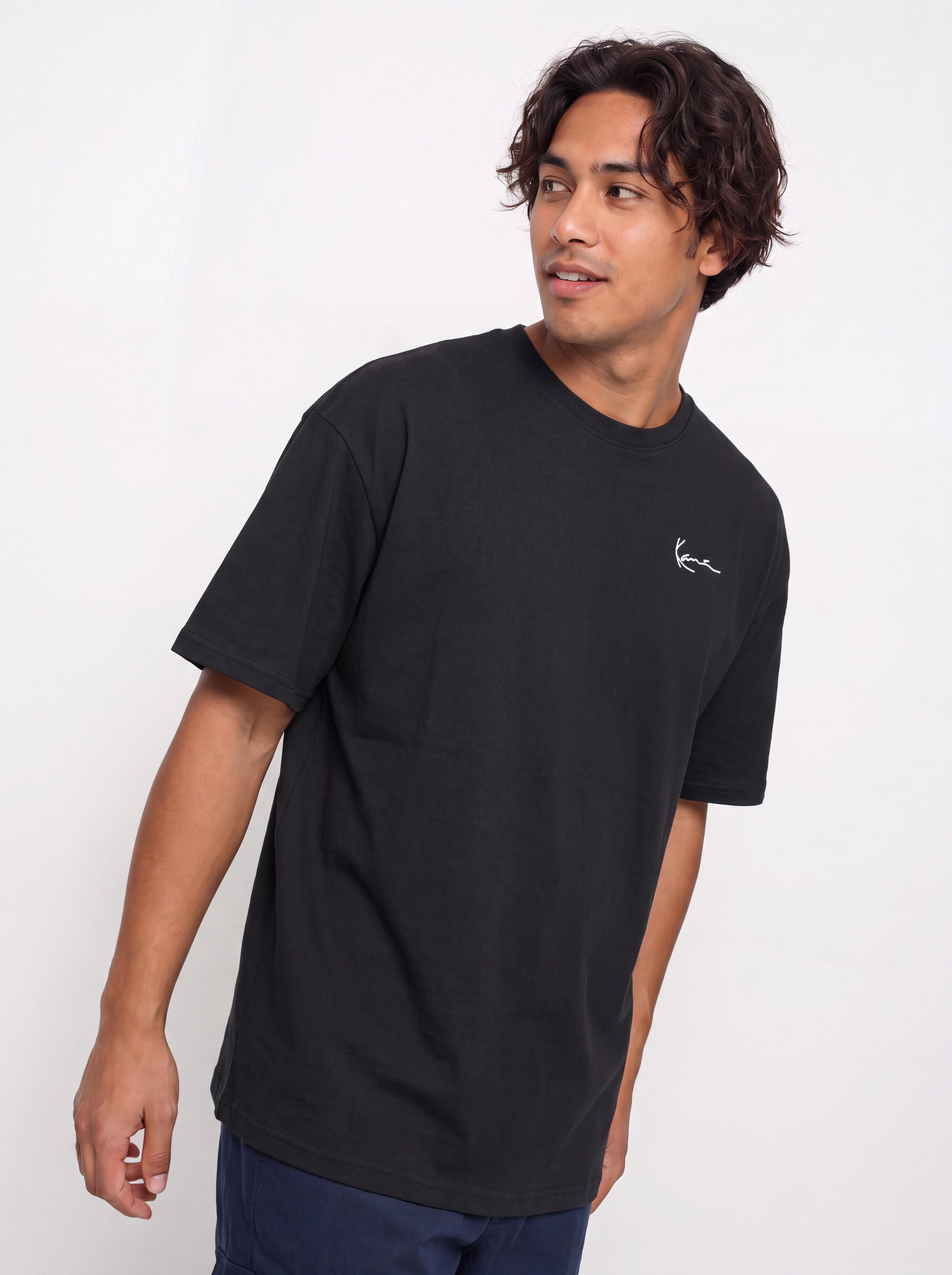 Tricou Karl Kani Signature Oversized (black)