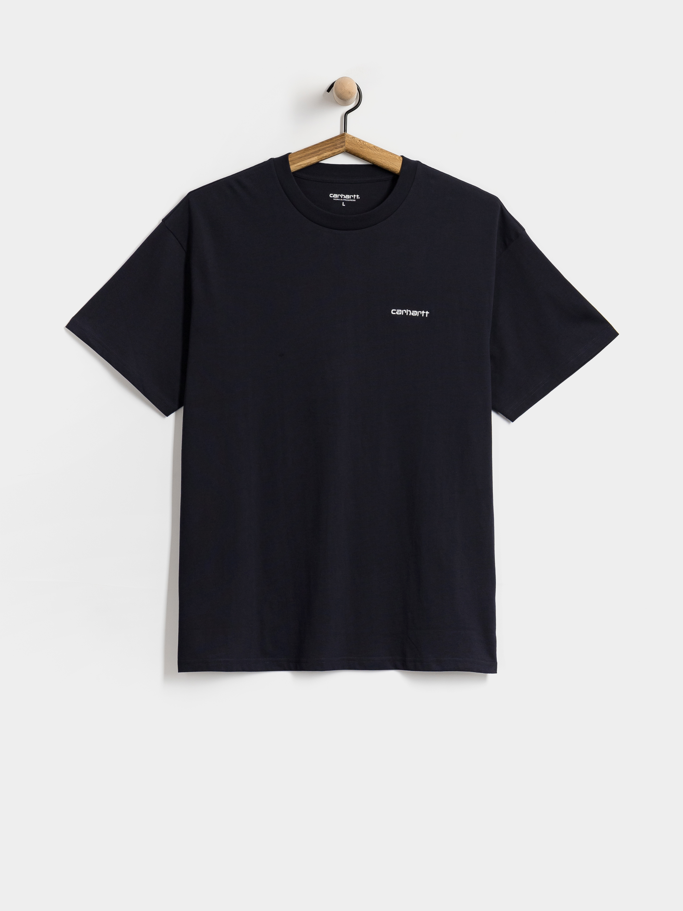 Tricou Carhartt WIP Script Embroidery (dark navy/white)
