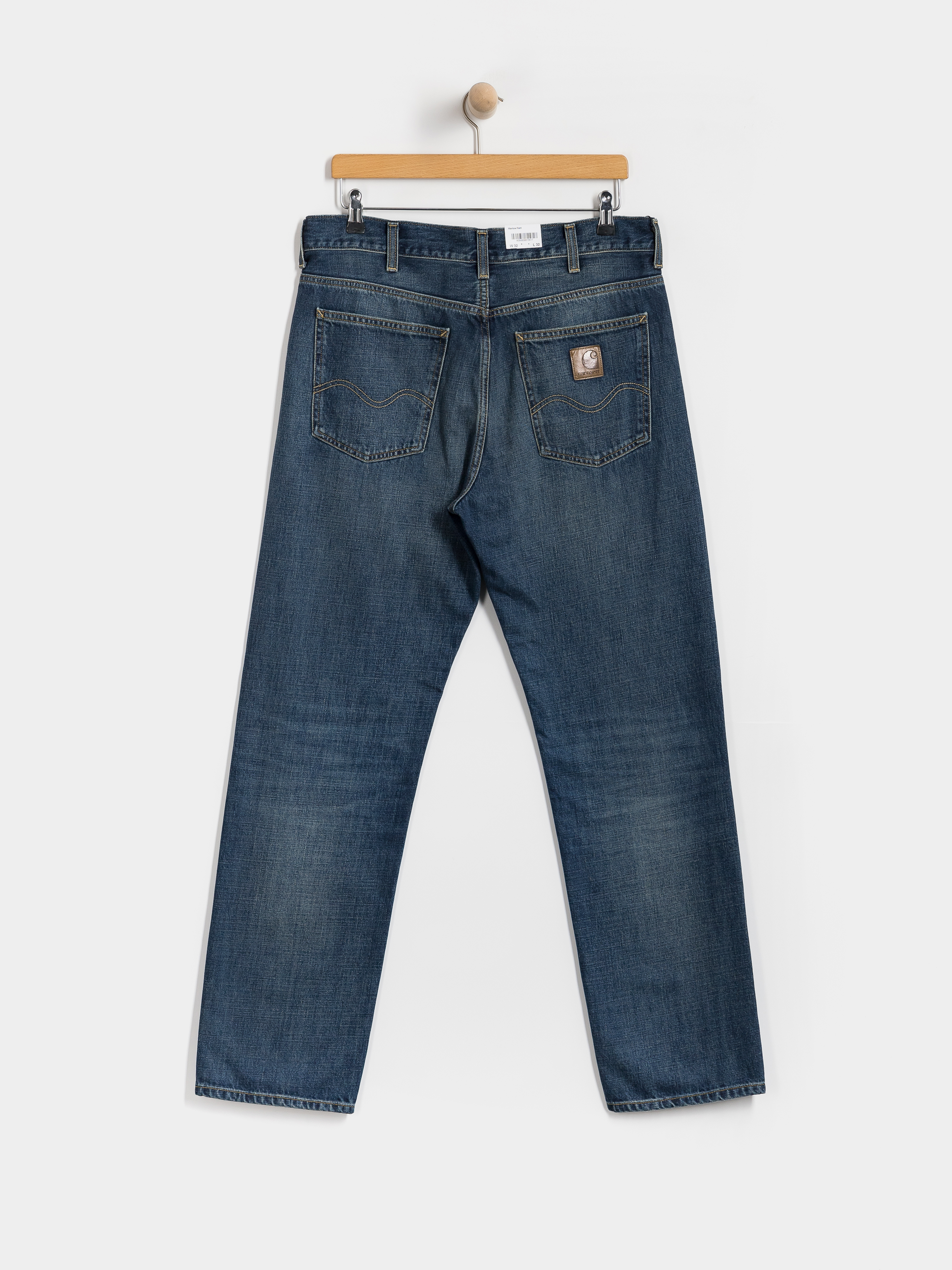 Pantaloni Carhartt WIP Marlow (blue/dark used wash)