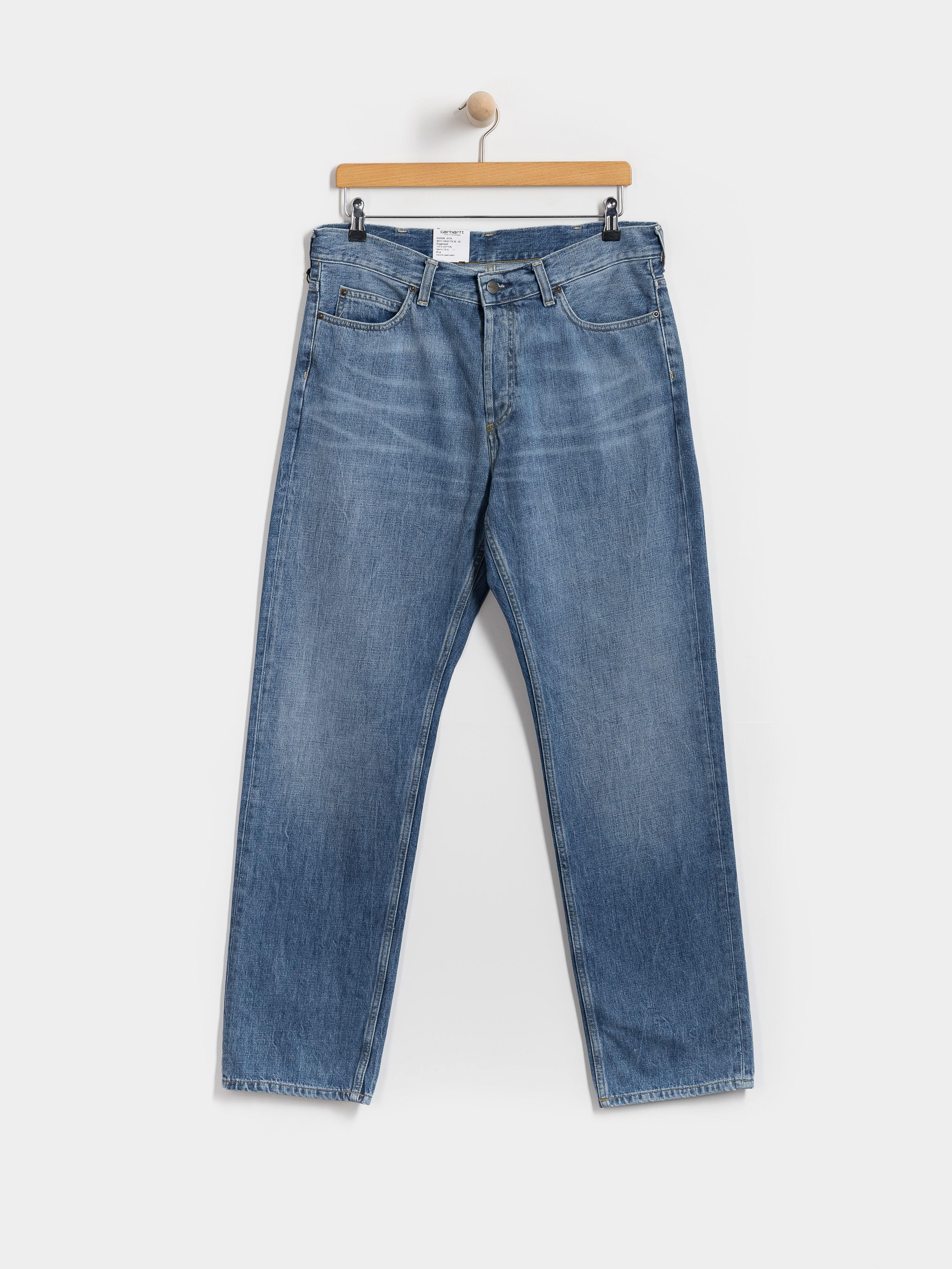 Pantaloni Carhartt WIP Marlow (blue/marble used wash)