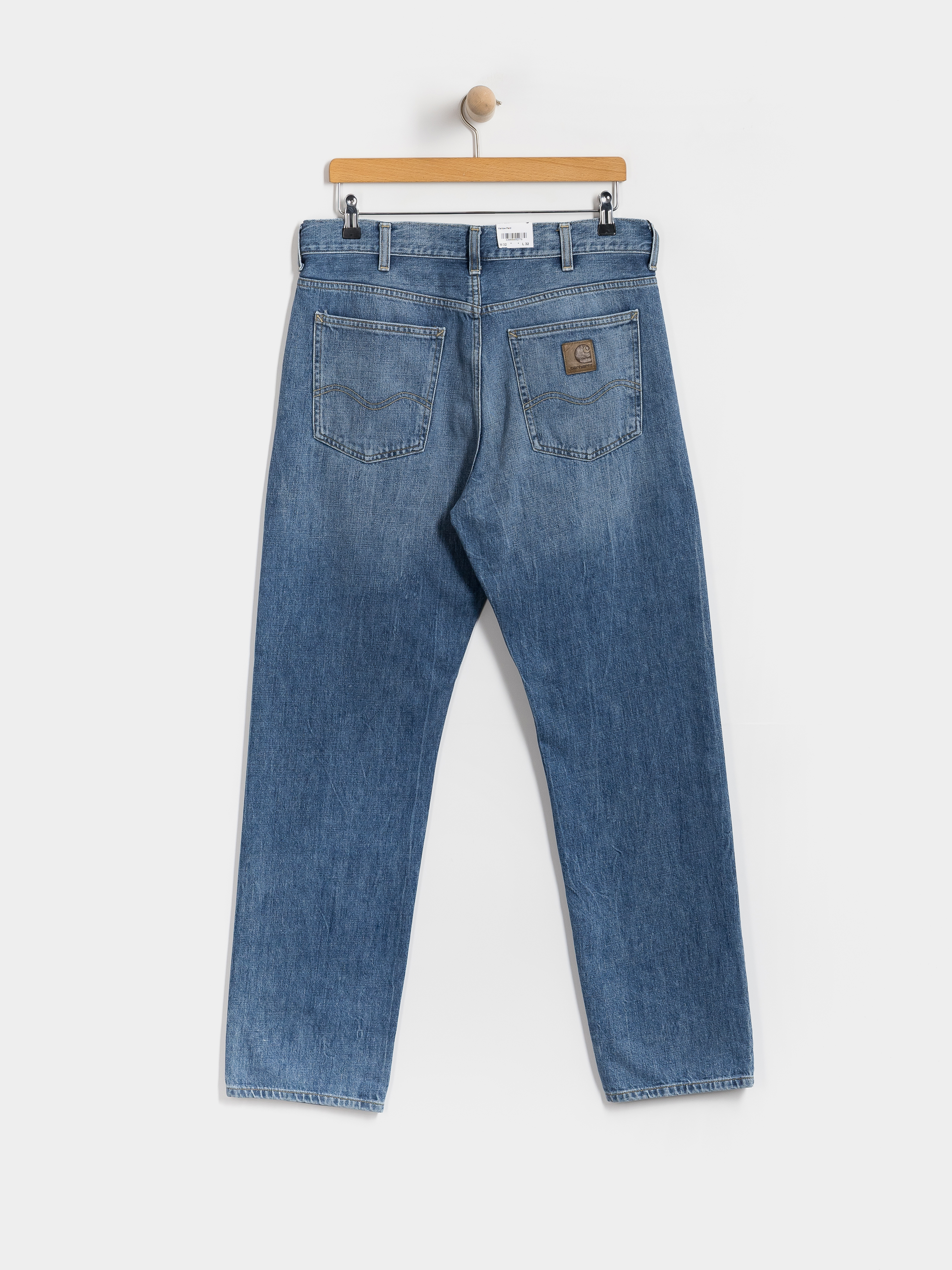 Pantaloni Carhartt WIP Marlow (blue/marble used wash)
