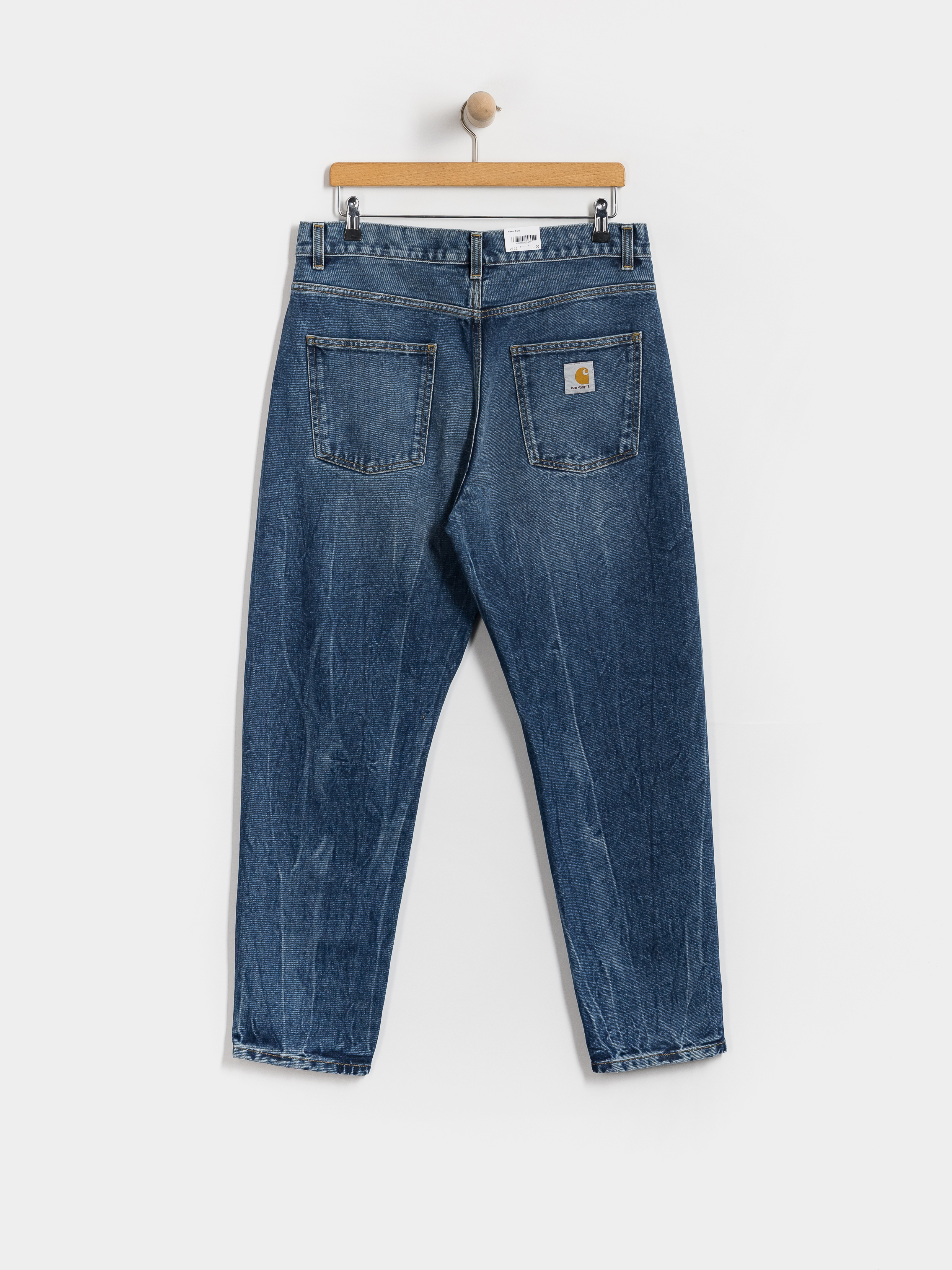 Pantaloni Carhartt WIP Newel (blue/marble used wash)