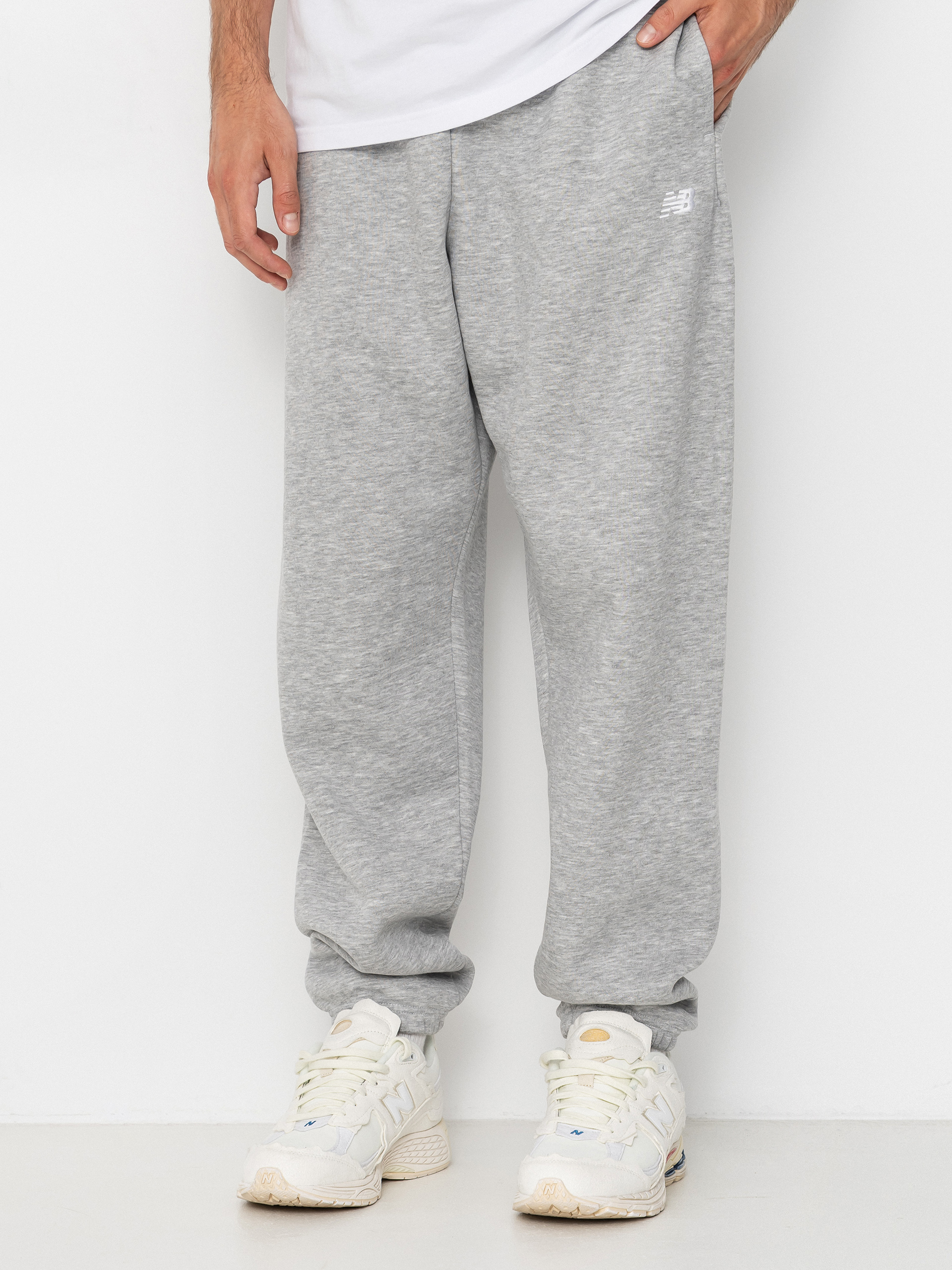 Pantaloni New Balance Sport Essentials Fleece Jogger (athletic grey)