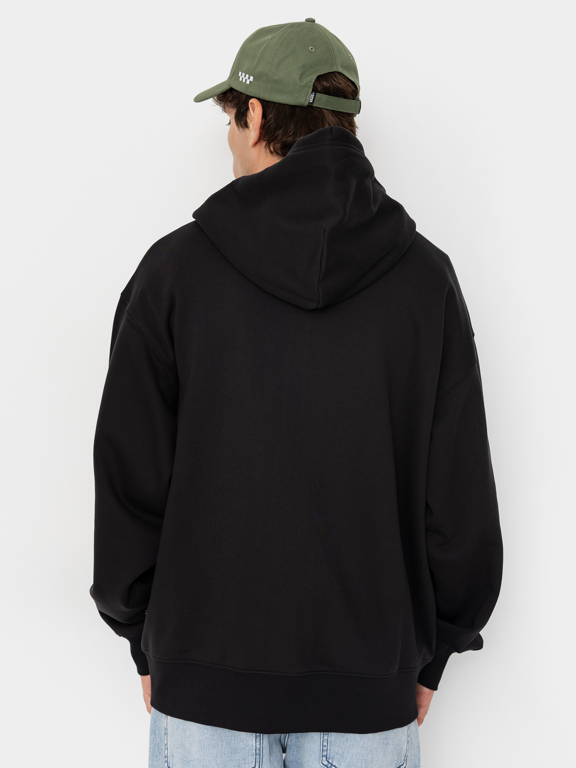 Hanorac cu glugă Vans Left Chest ZHD (black)