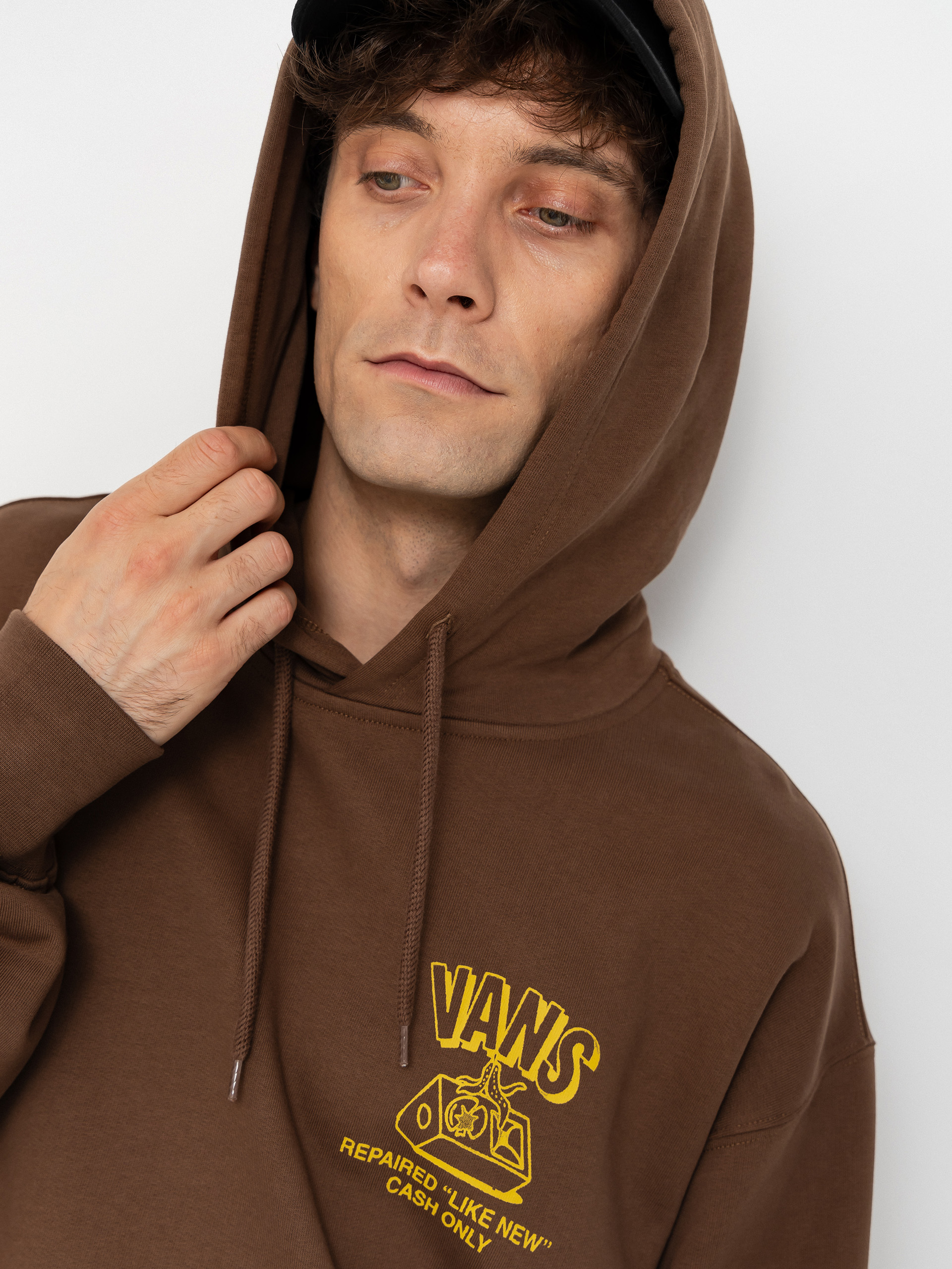 Hanorac cu glugă Vans Refurbed HD (vintage cocoa)