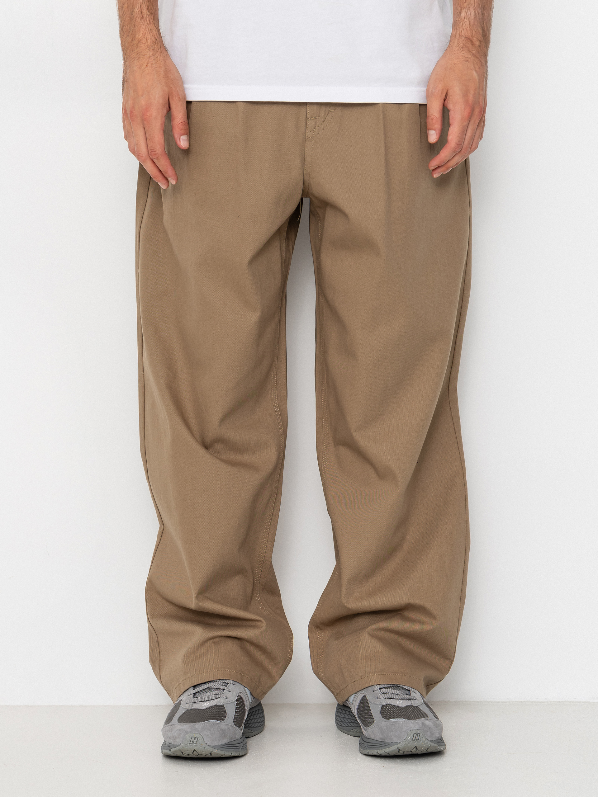 Pantaloni Volcom Baggos Pleat (khaki)