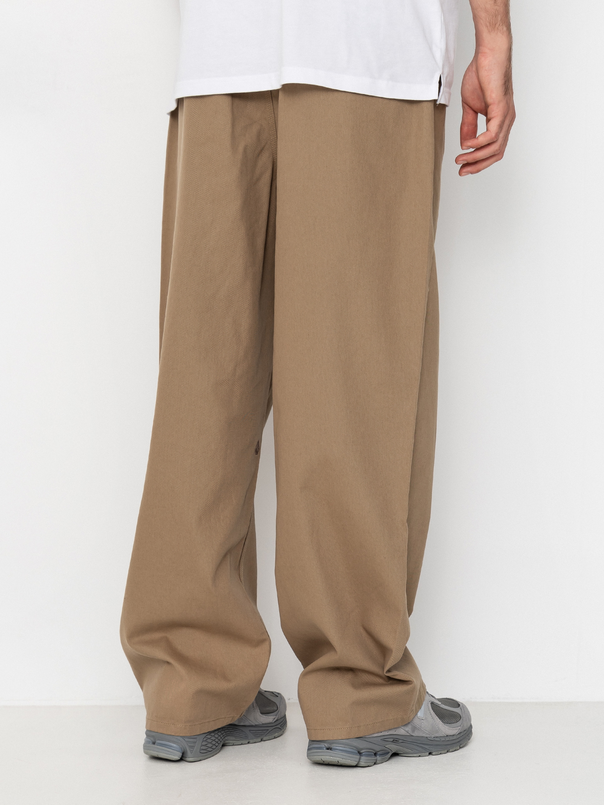 Pantaloni Volcom Baggos Pleat (khaki)