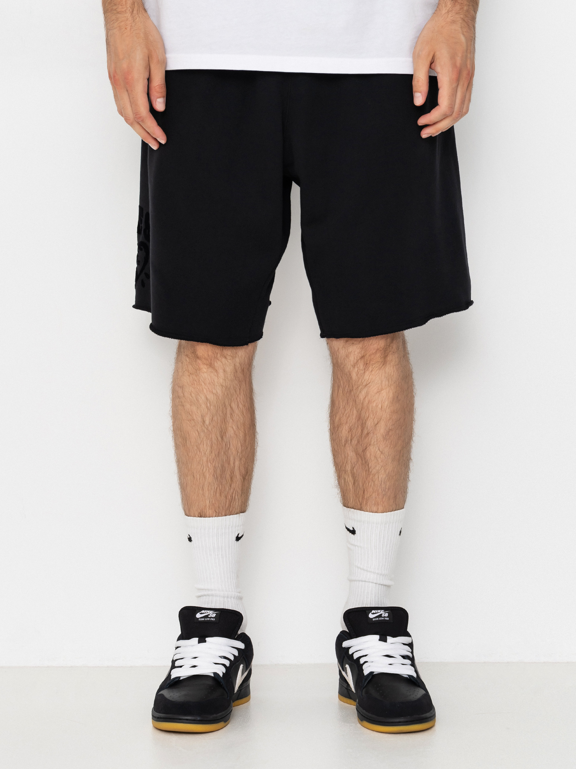Pantaloni scurți Nike SB Gfx Flc (black/white)