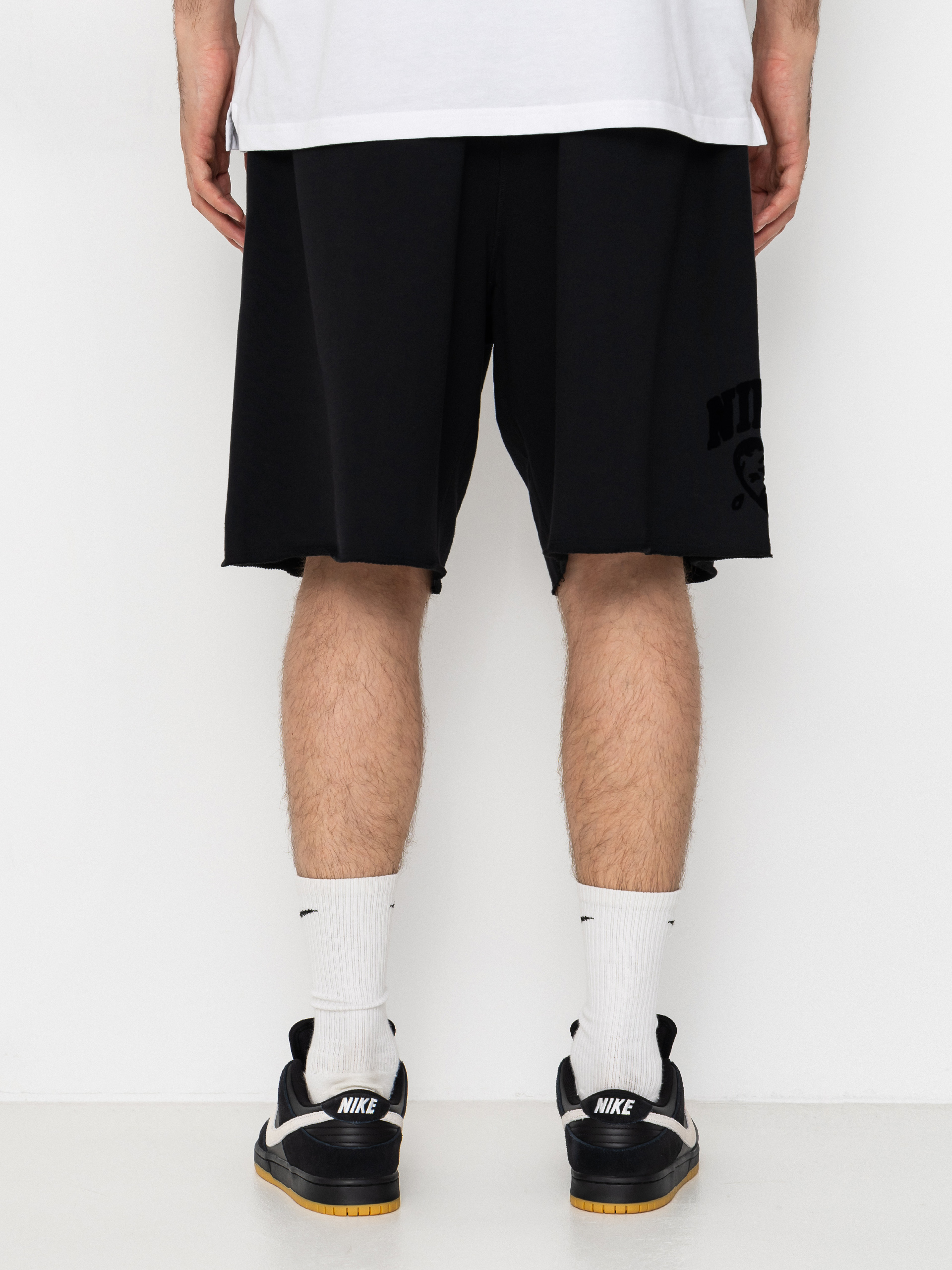 Pantaloni scurți Nike SB Gfx Flc (black/white)