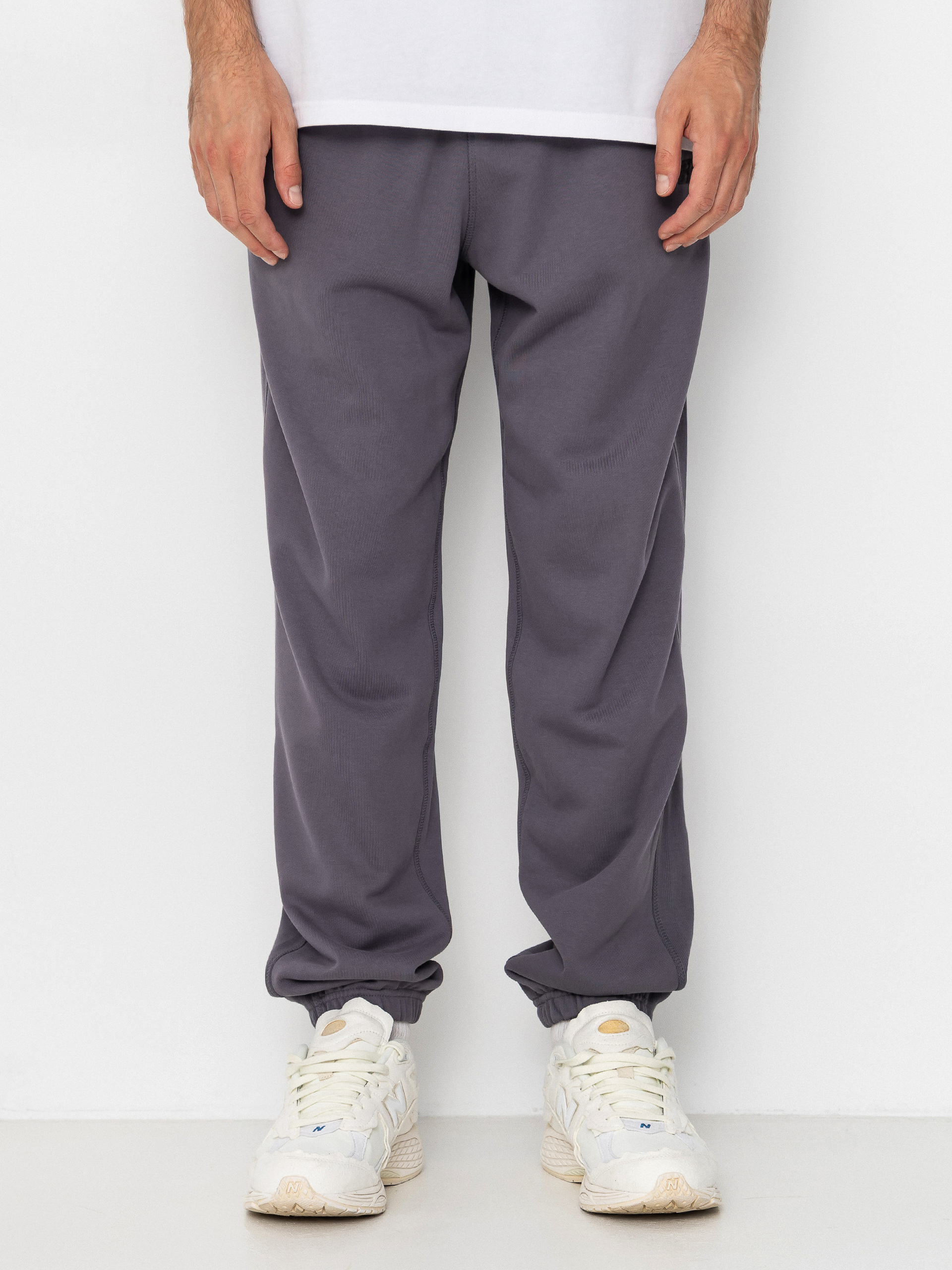 Pantaloni New Balance Athletics French Terry Jogger (neptune grey)