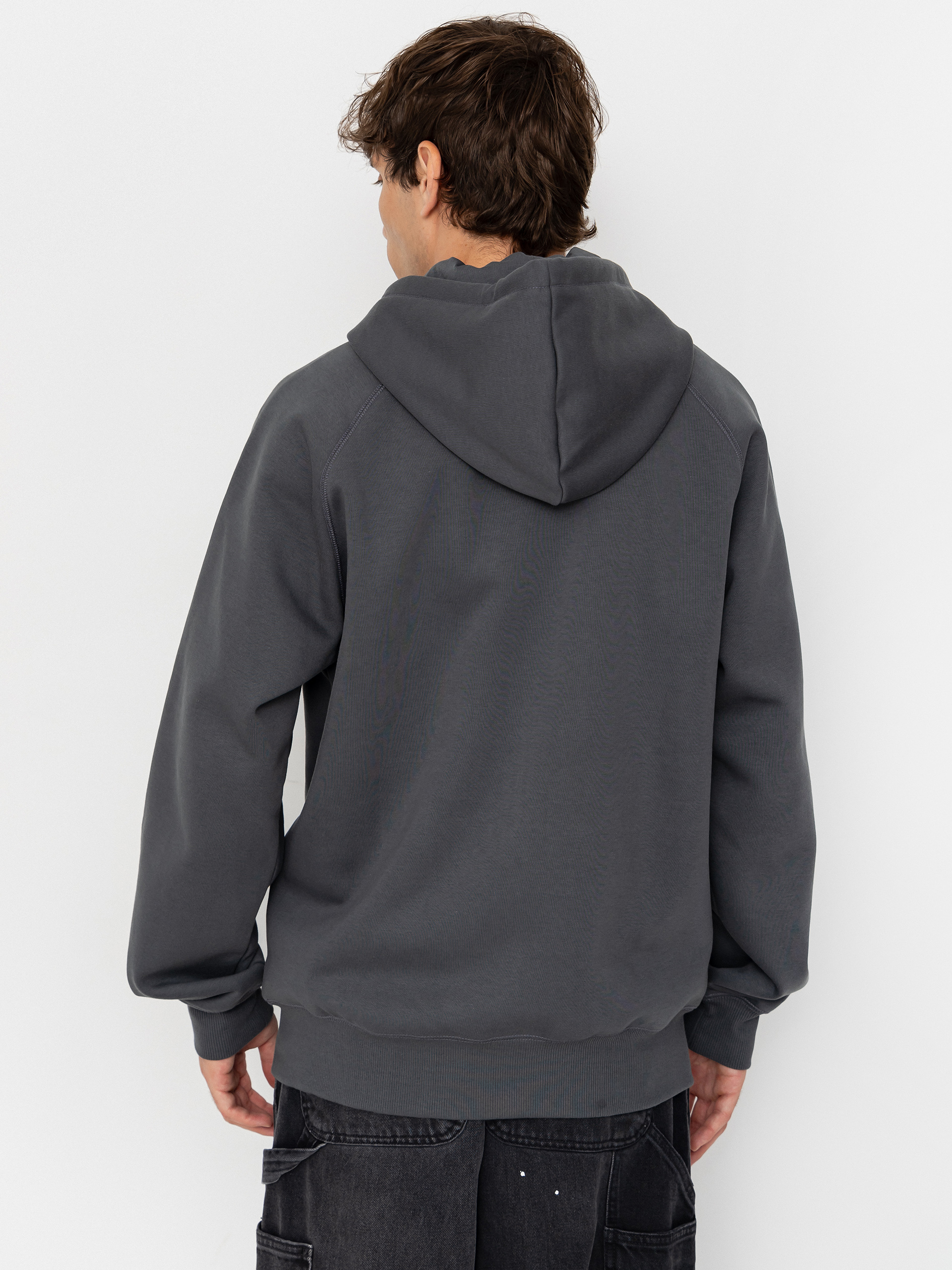 Hanorac cu glugă Carhartt WIP Chase ZHD (styx/gold)