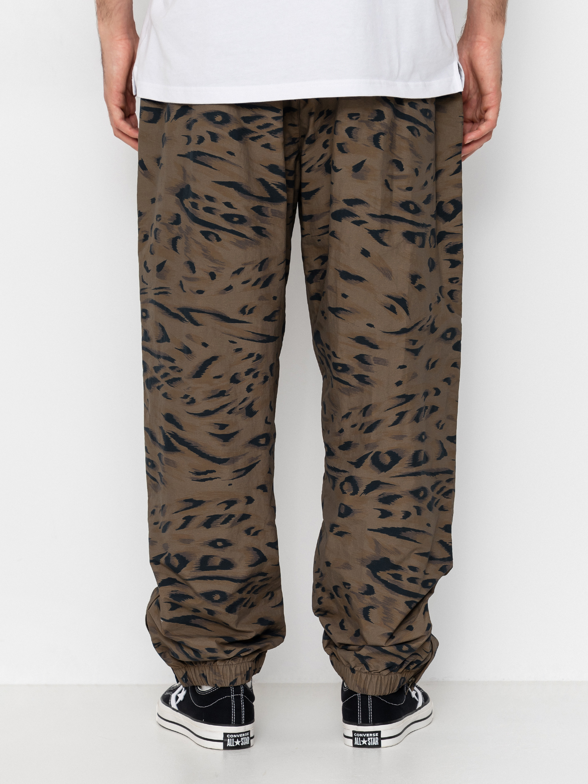 Pantaloni Carhartt WIP Travon (duck feather print cypress/black)