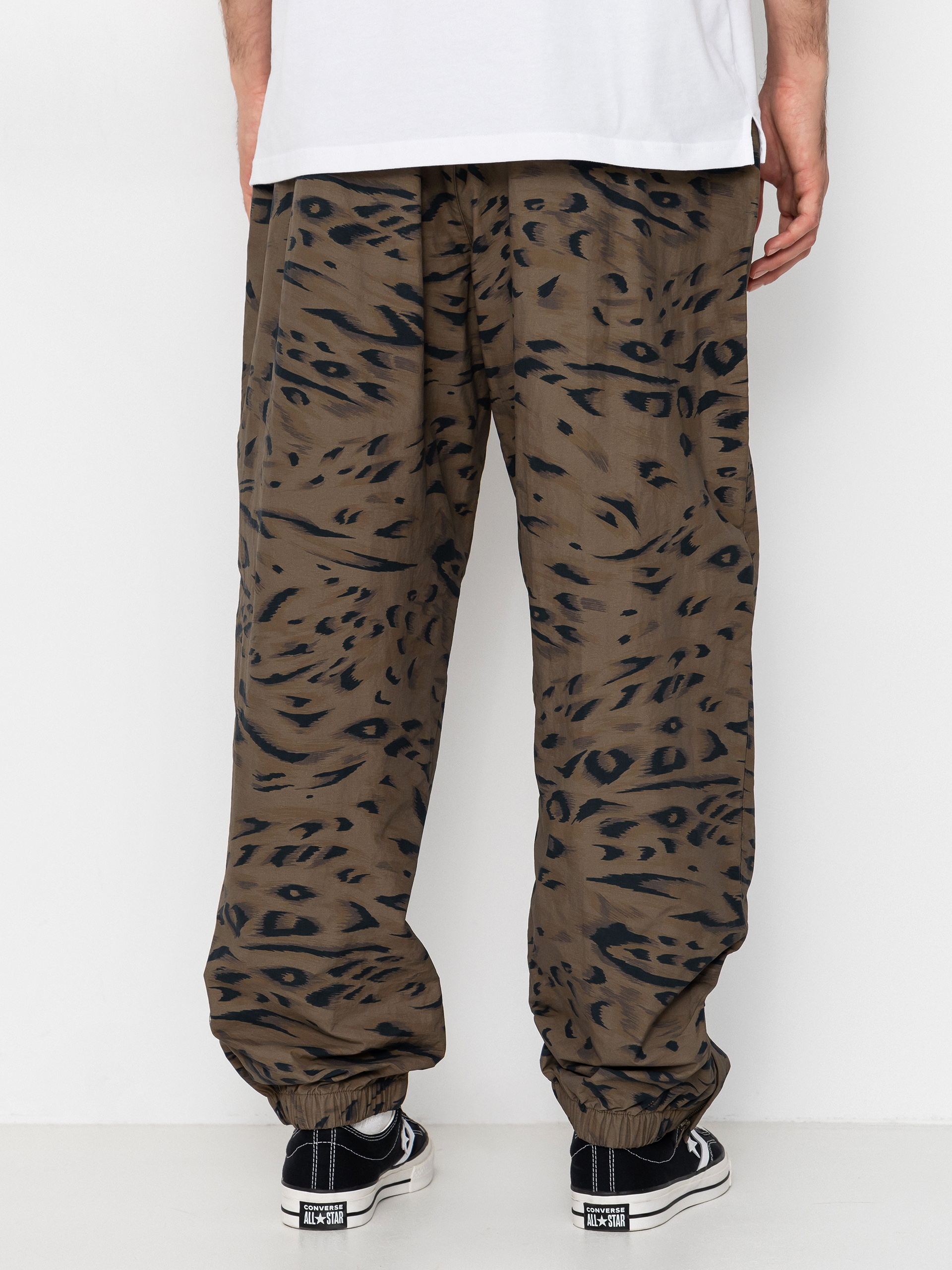 Pantaloni Carhartt WIP Travon (duck feather print cypress/black)