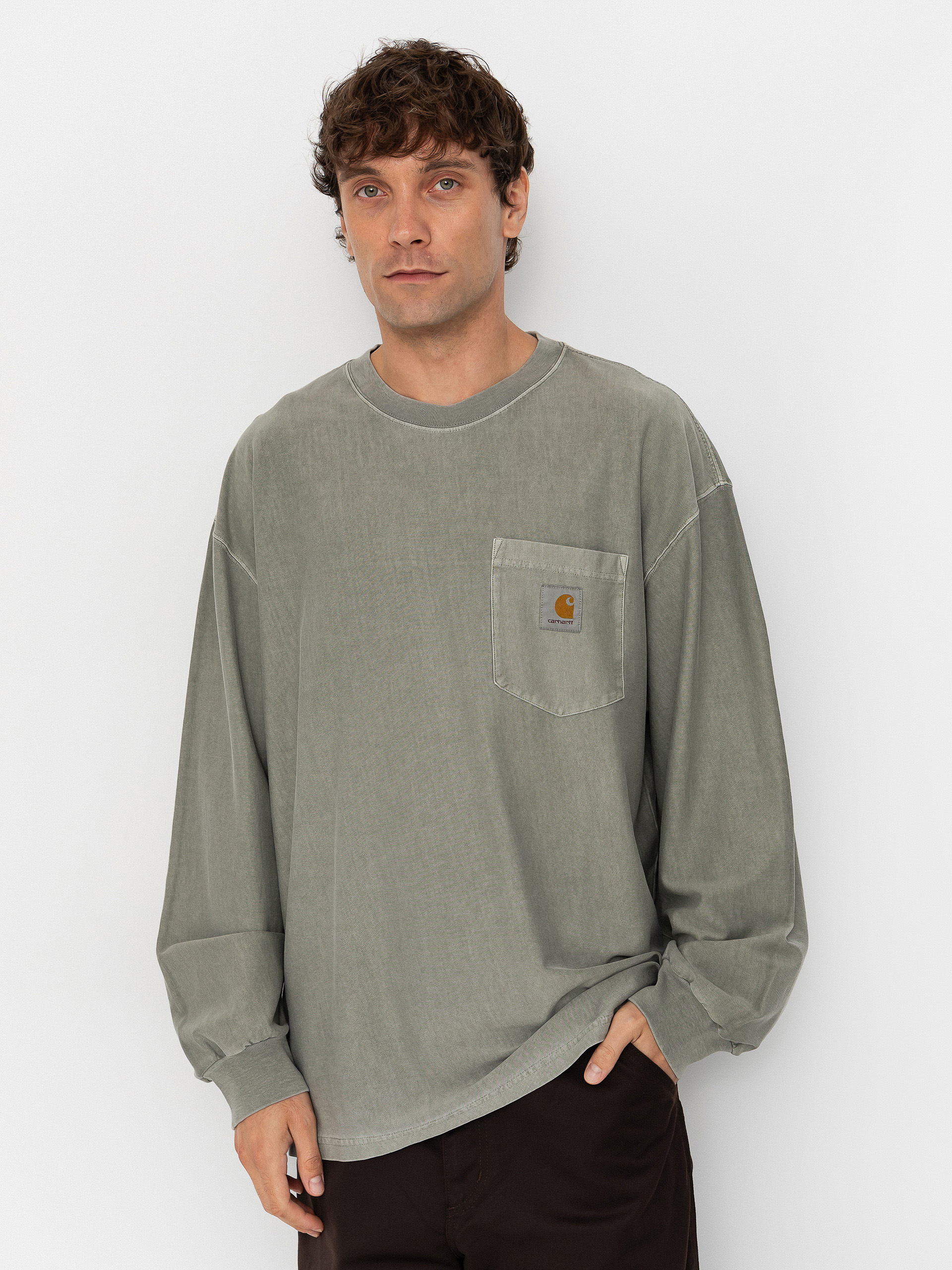 Longsleeve Carhartt WIP Loose Pocket (shady green)