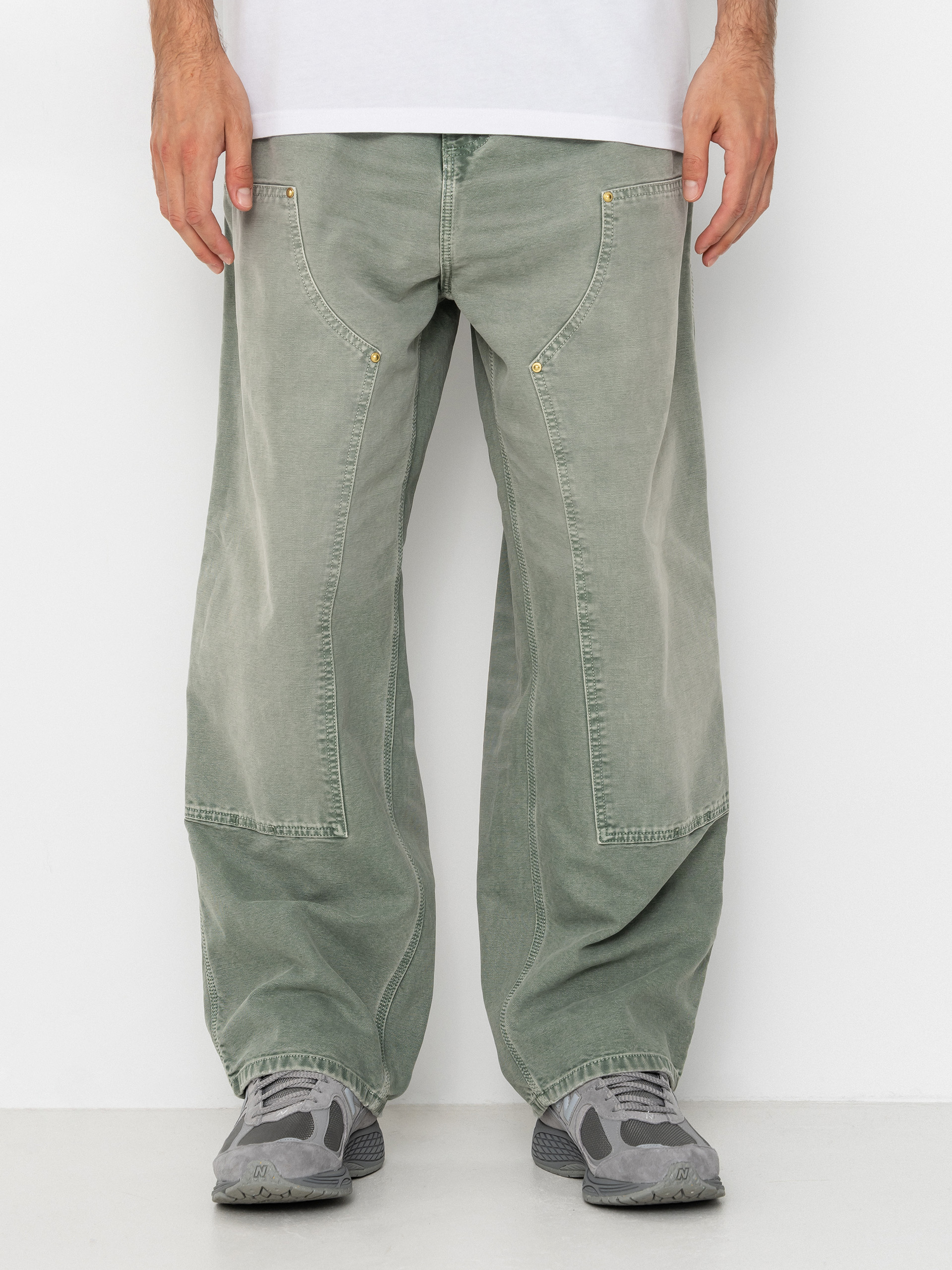 Pantaloni Carhartt WIP OG Double Knee (shady green)