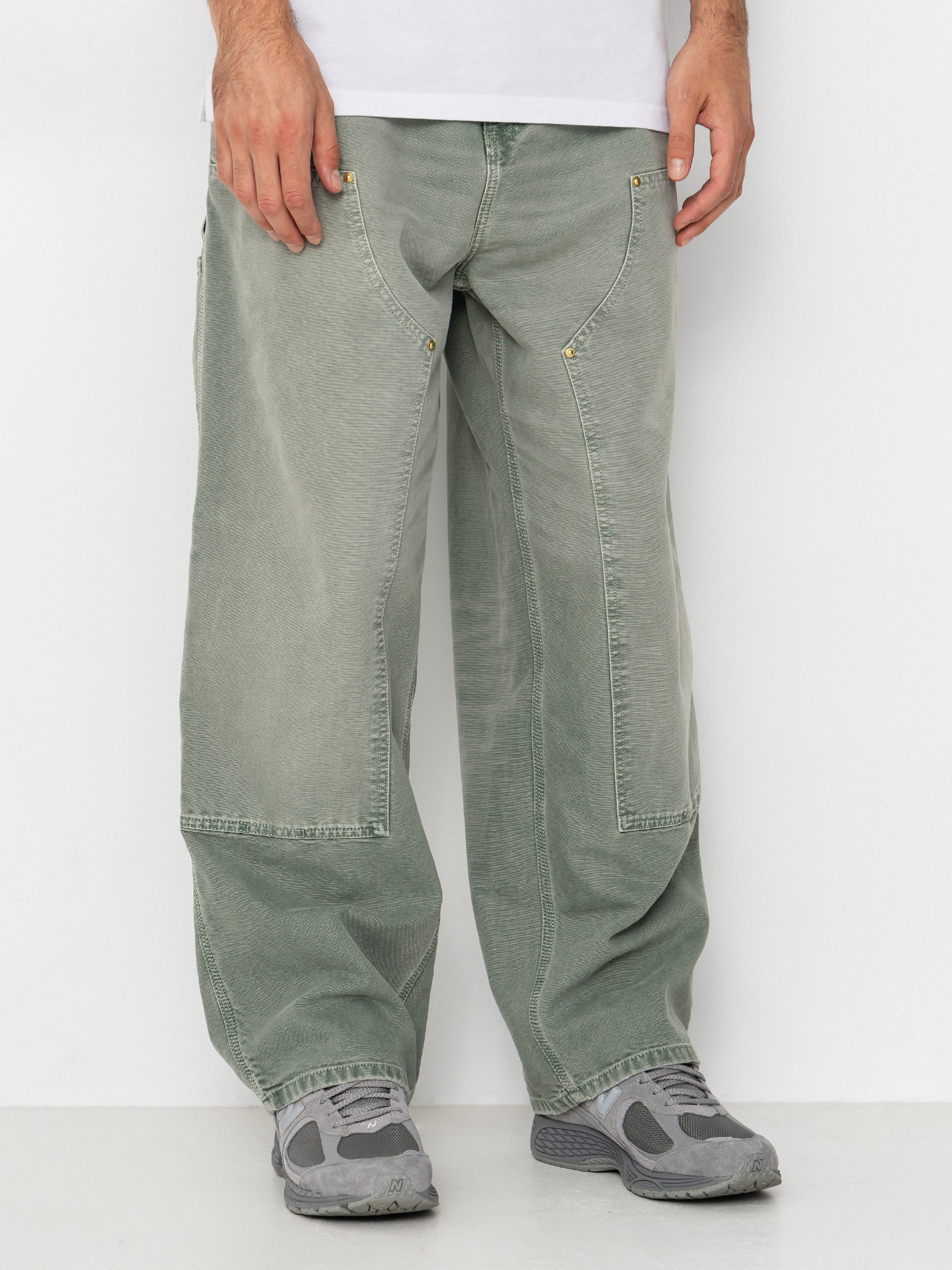 Pantaloni Carhartt WIP OG Double Knee (shady green)