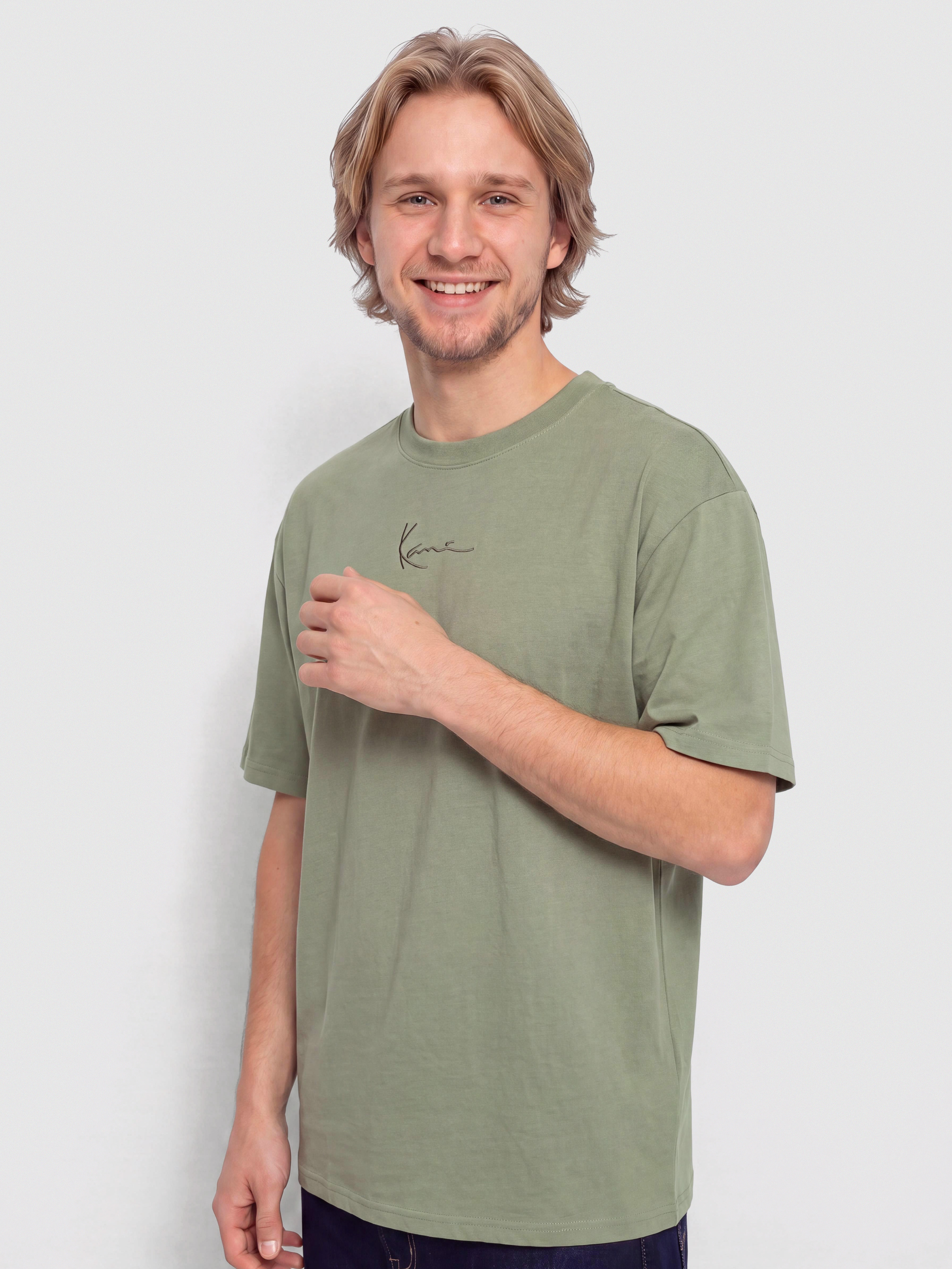 Tricou Karl Kani Small Signature Essential (green)