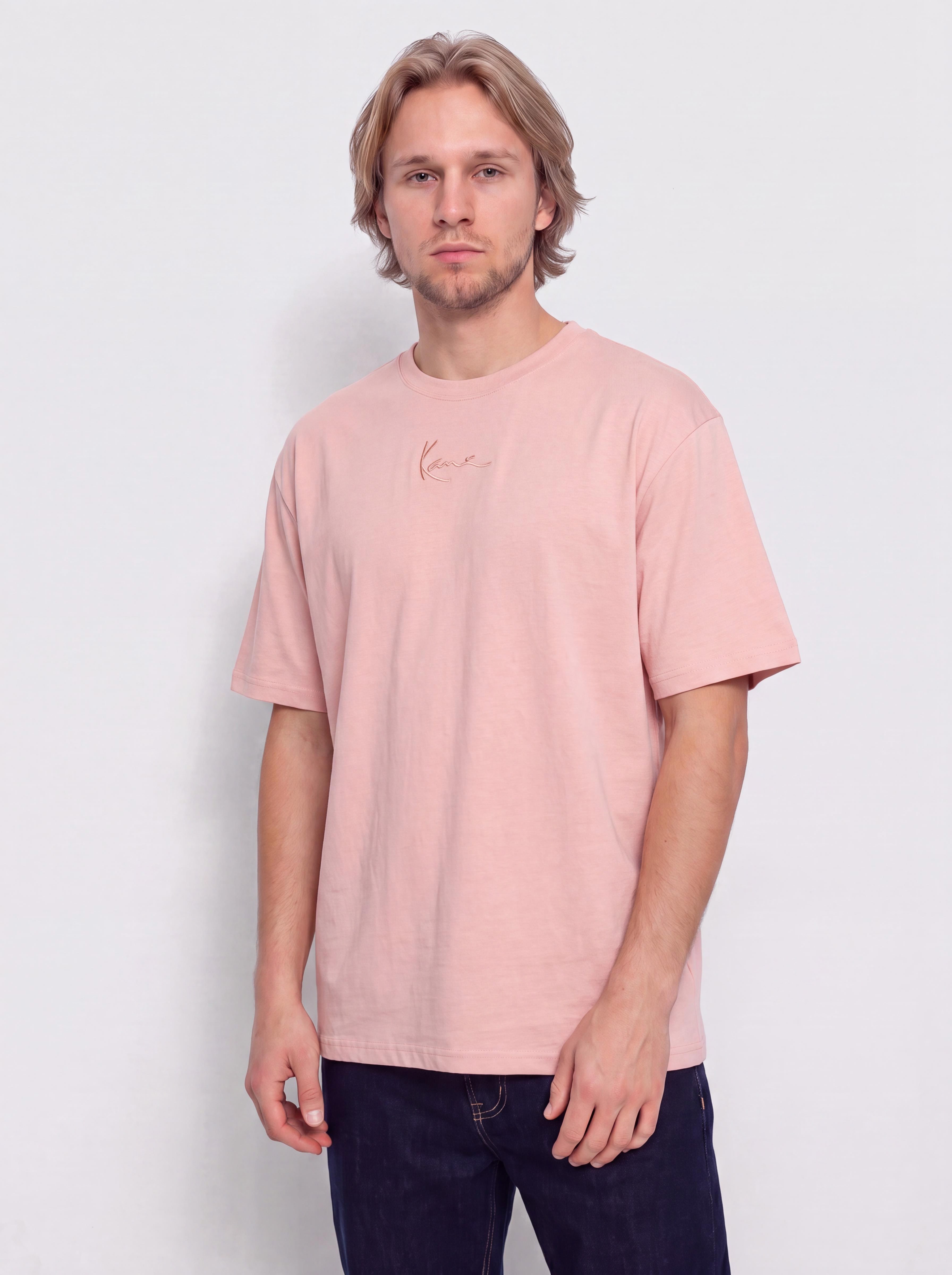 Tricou Karl Kani Small Signature Essential (pink)