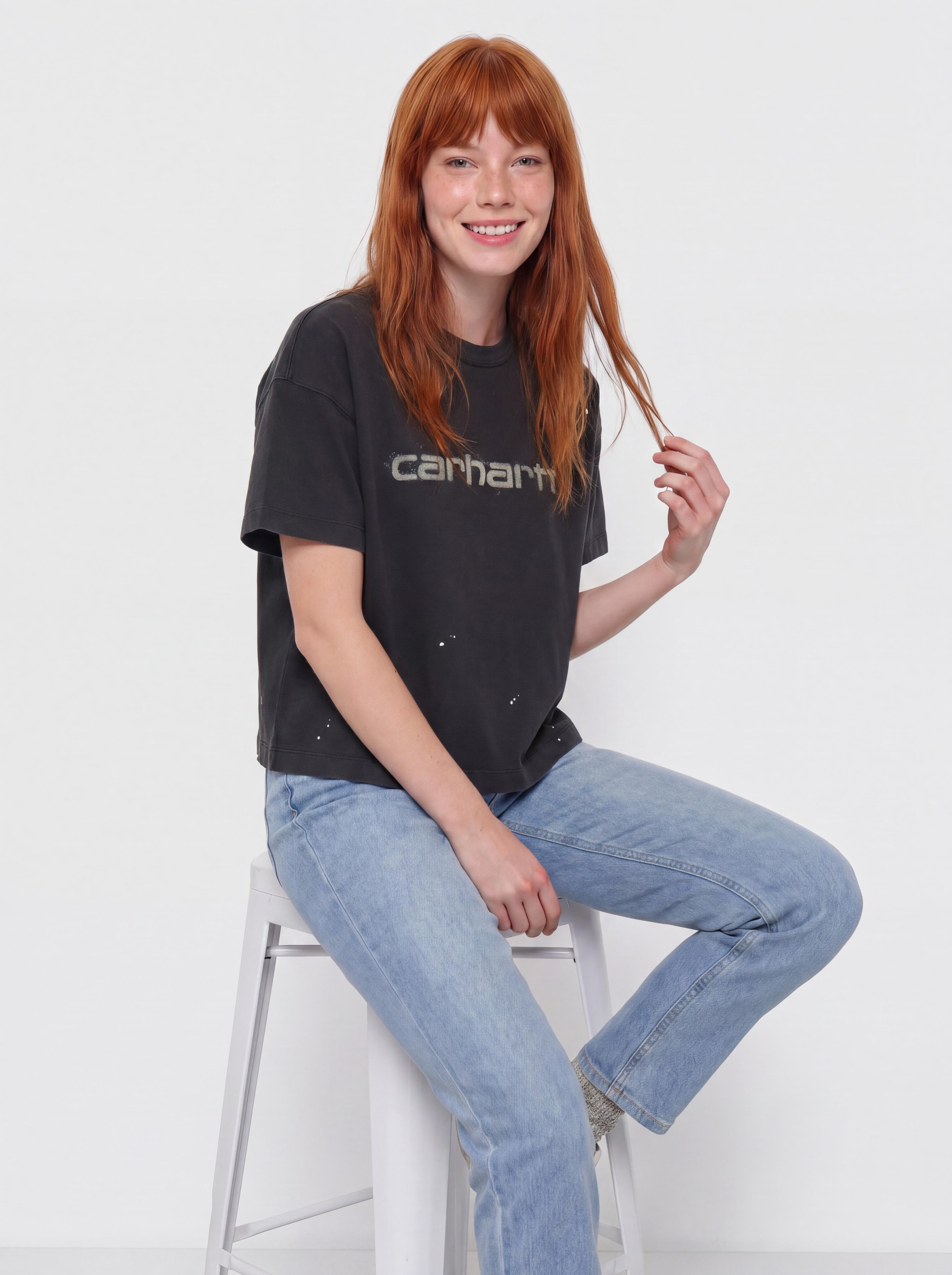 Tricou Carhartt WIP Painter Wmn (black)