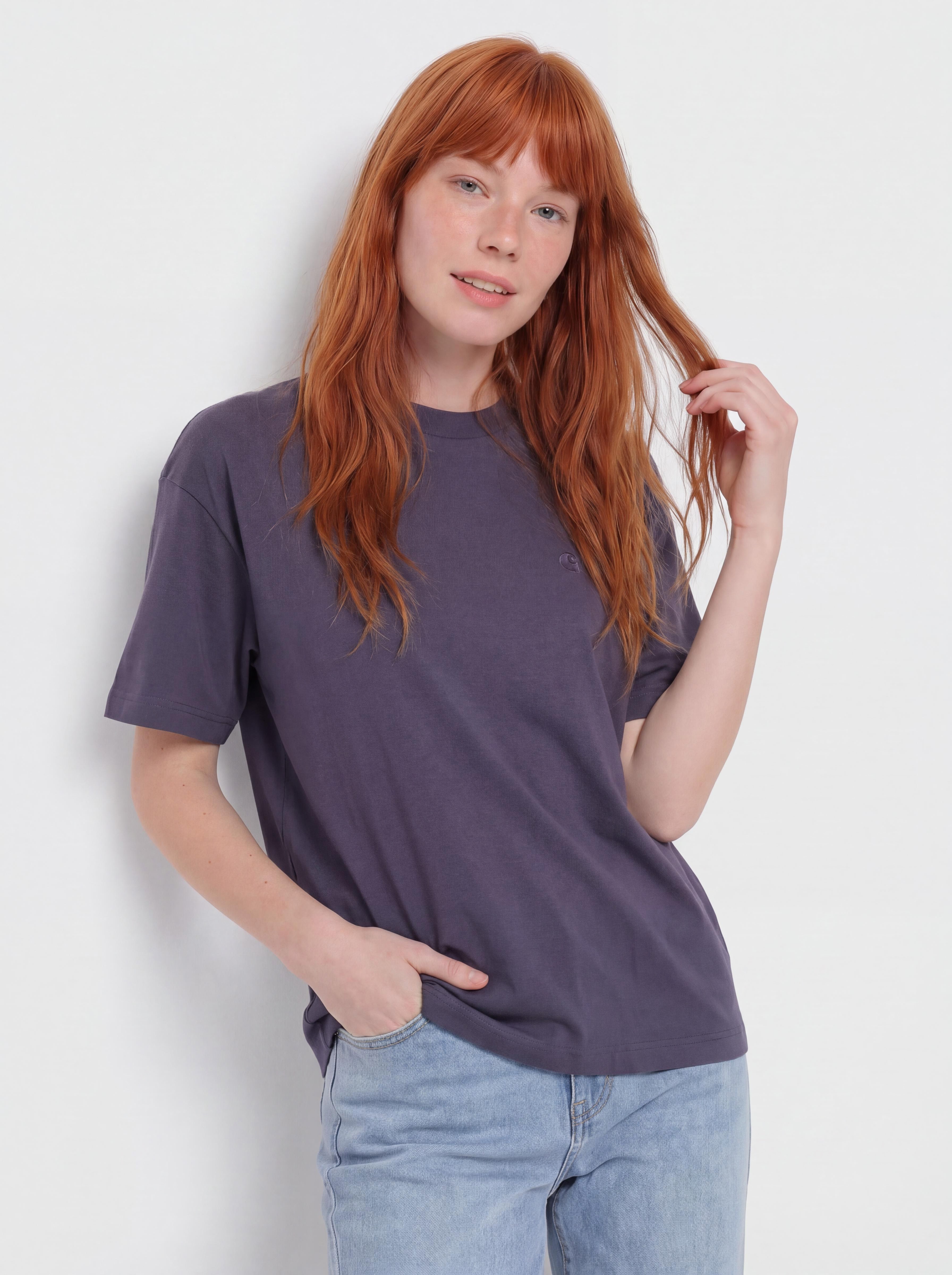 Tricou Carhartt WIP Chester Wmn (shady purple)