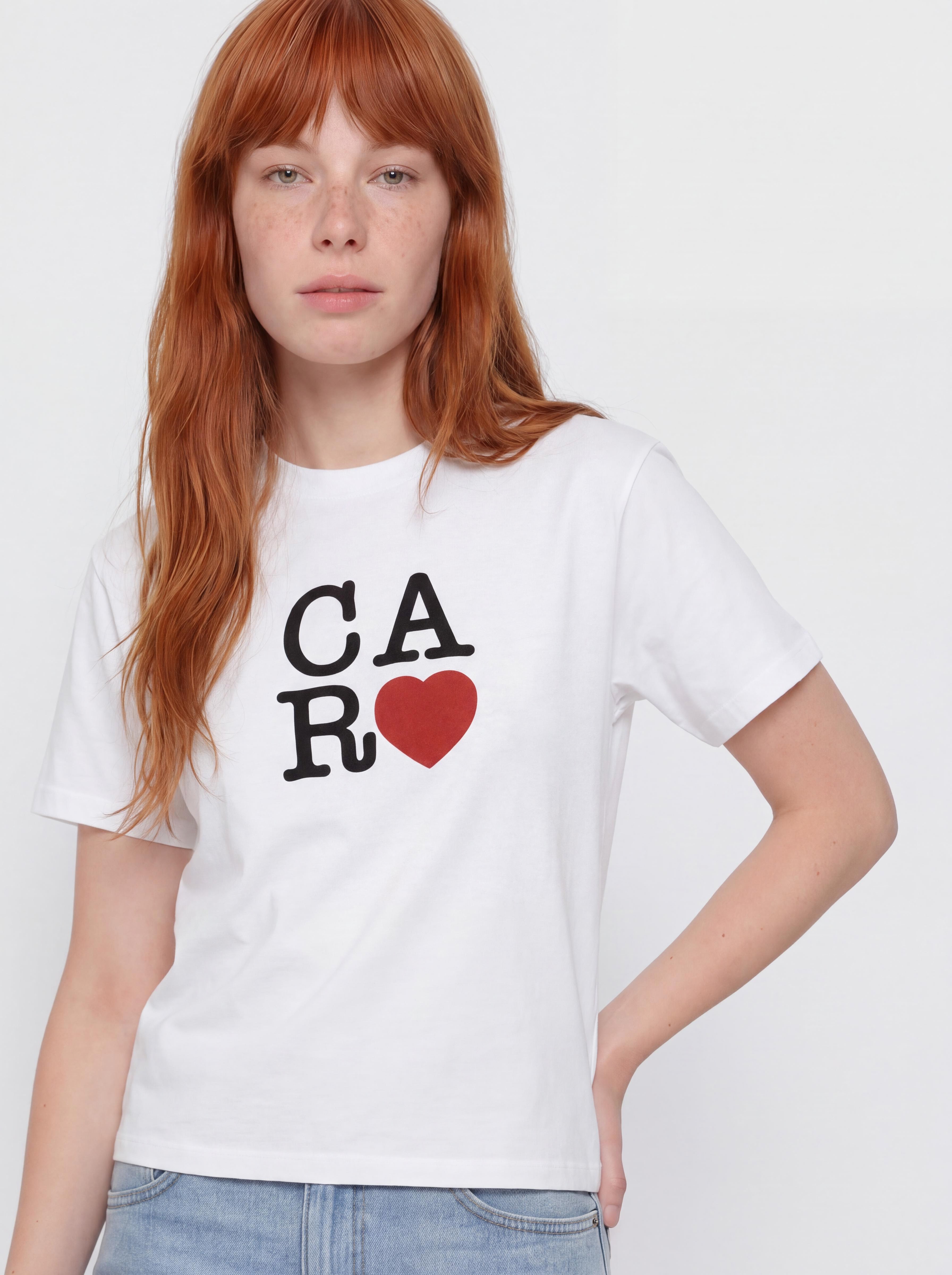 Tricou Carhartt WIP I Hartt Wmn (white)