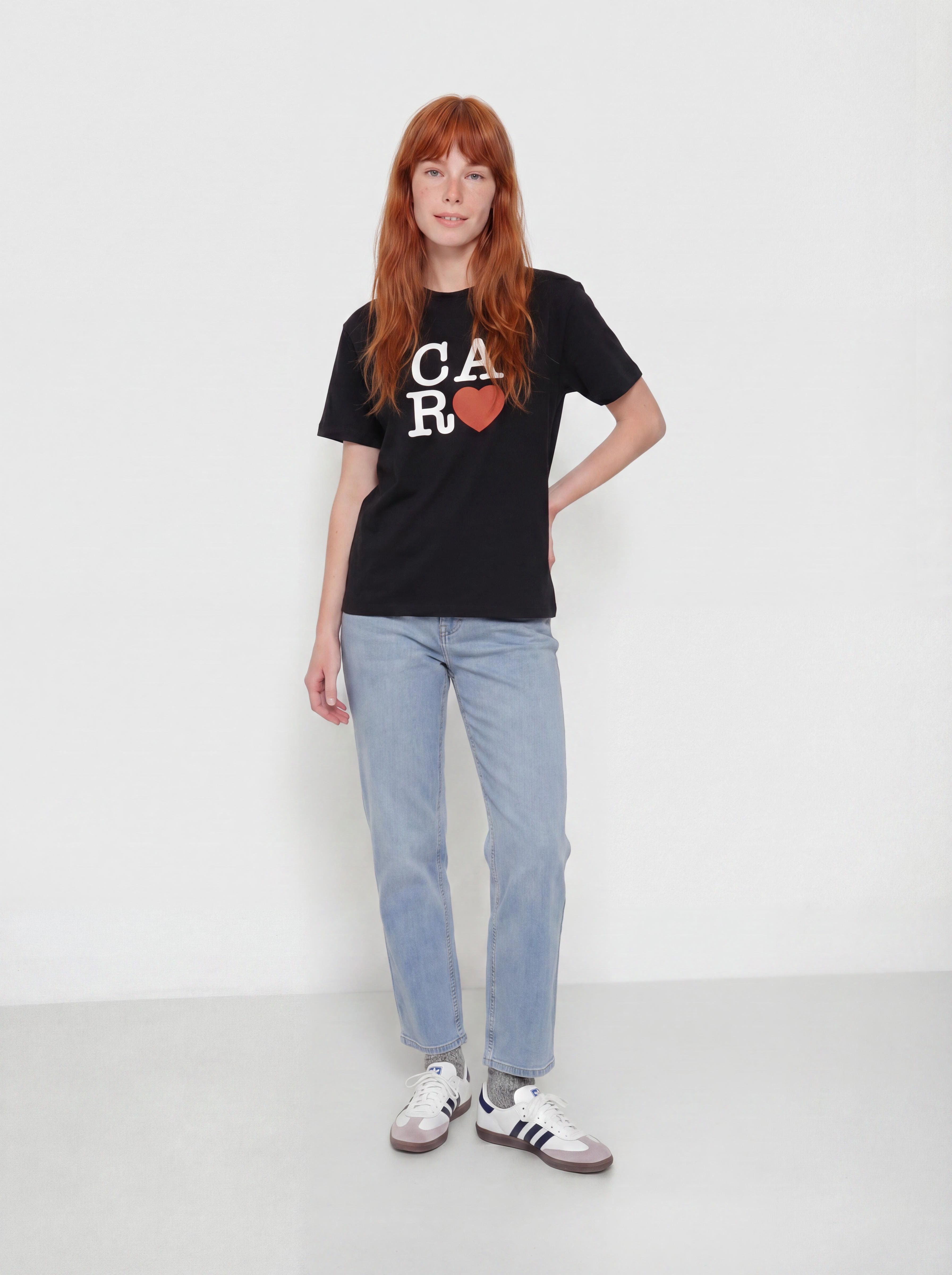 Tricou Carhartt WIP I Hartt Wmn (black)