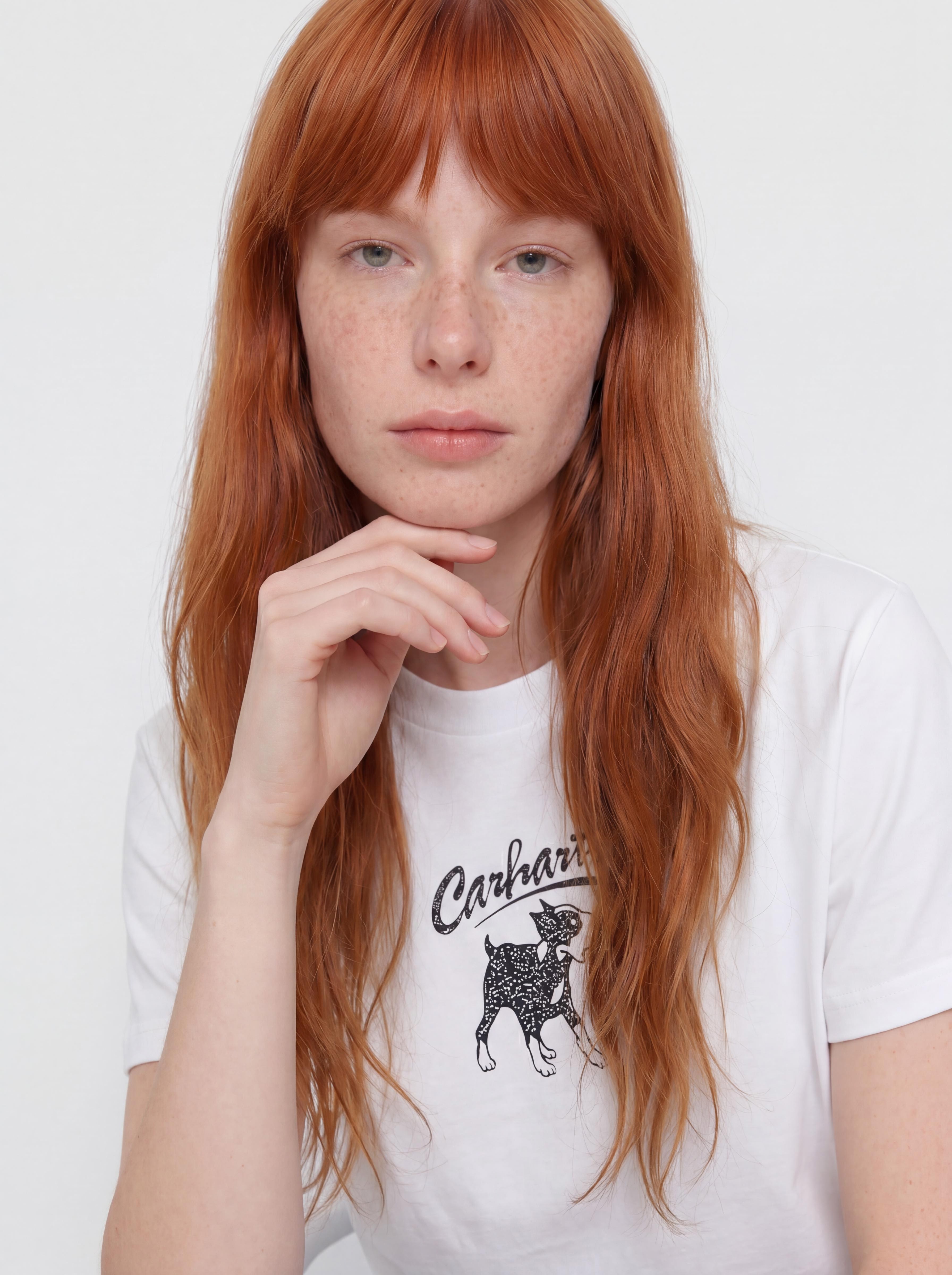 Tricou Carhartt WIP Pup Wmn (white)