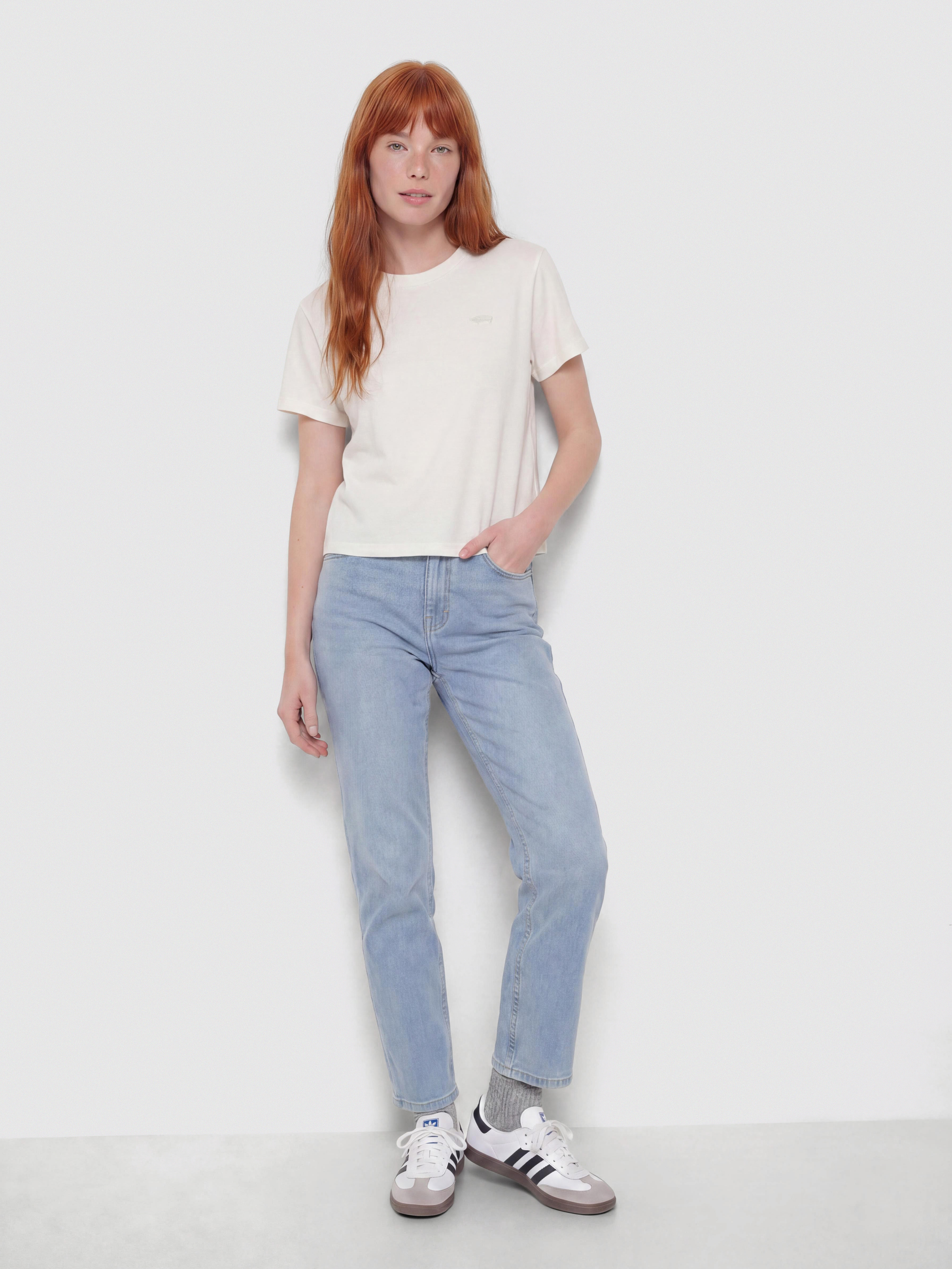 Tricou Vans Salton Crew Wmn (egret)