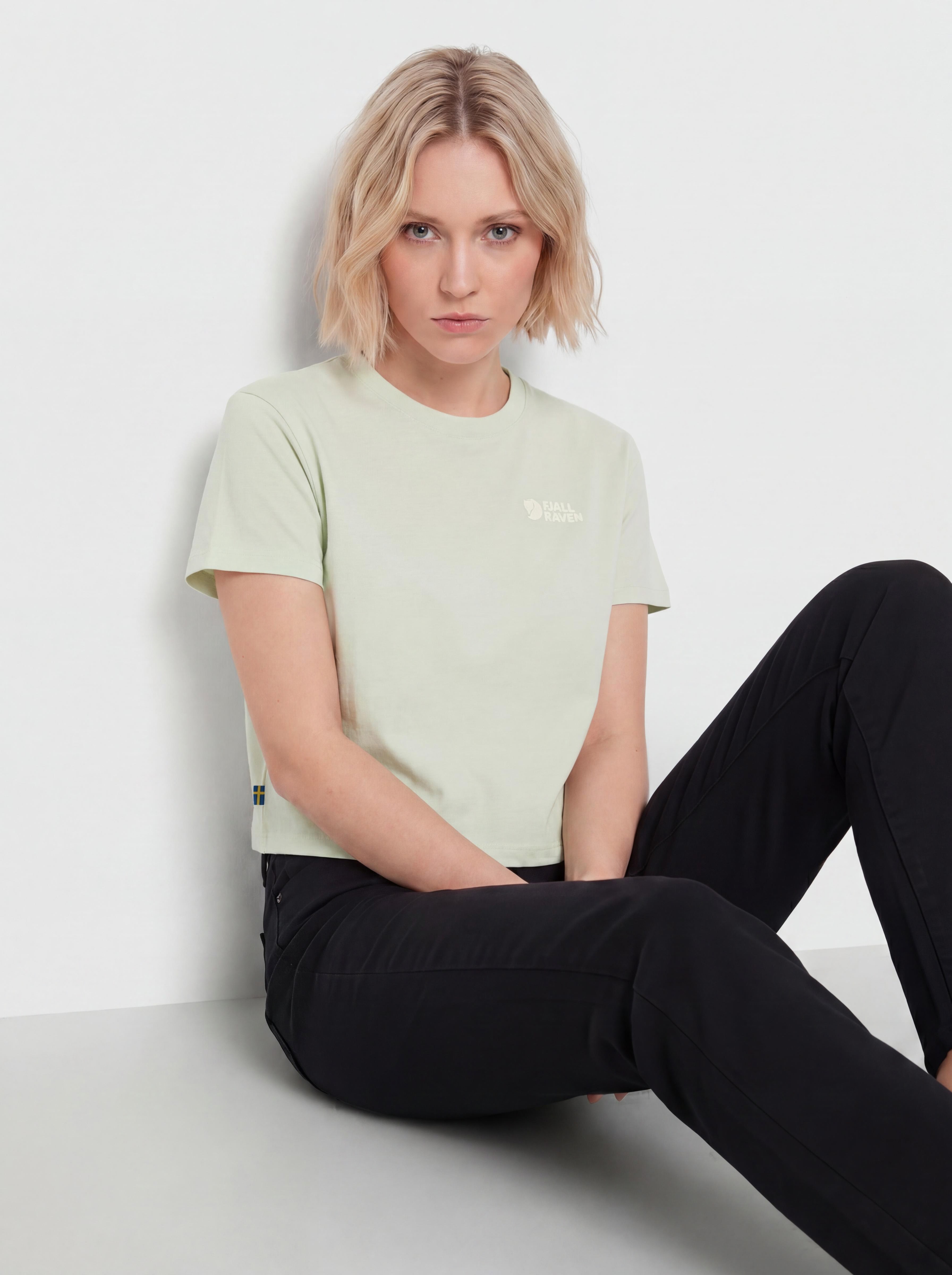 Tricou Fjallraven Forest Walk Wmn (soft jade)
