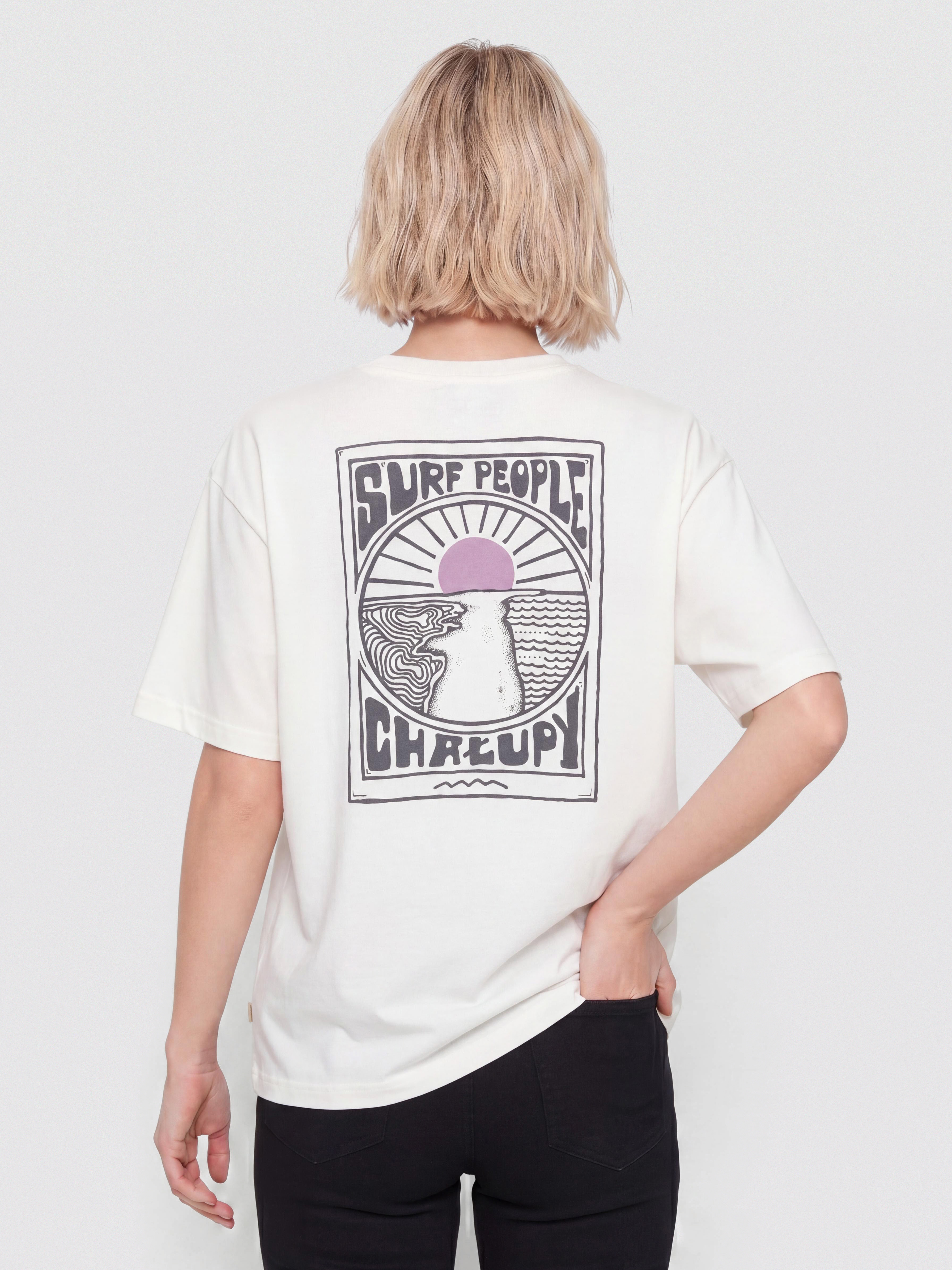 Tricou Surf Inc Surf People (vintage white)