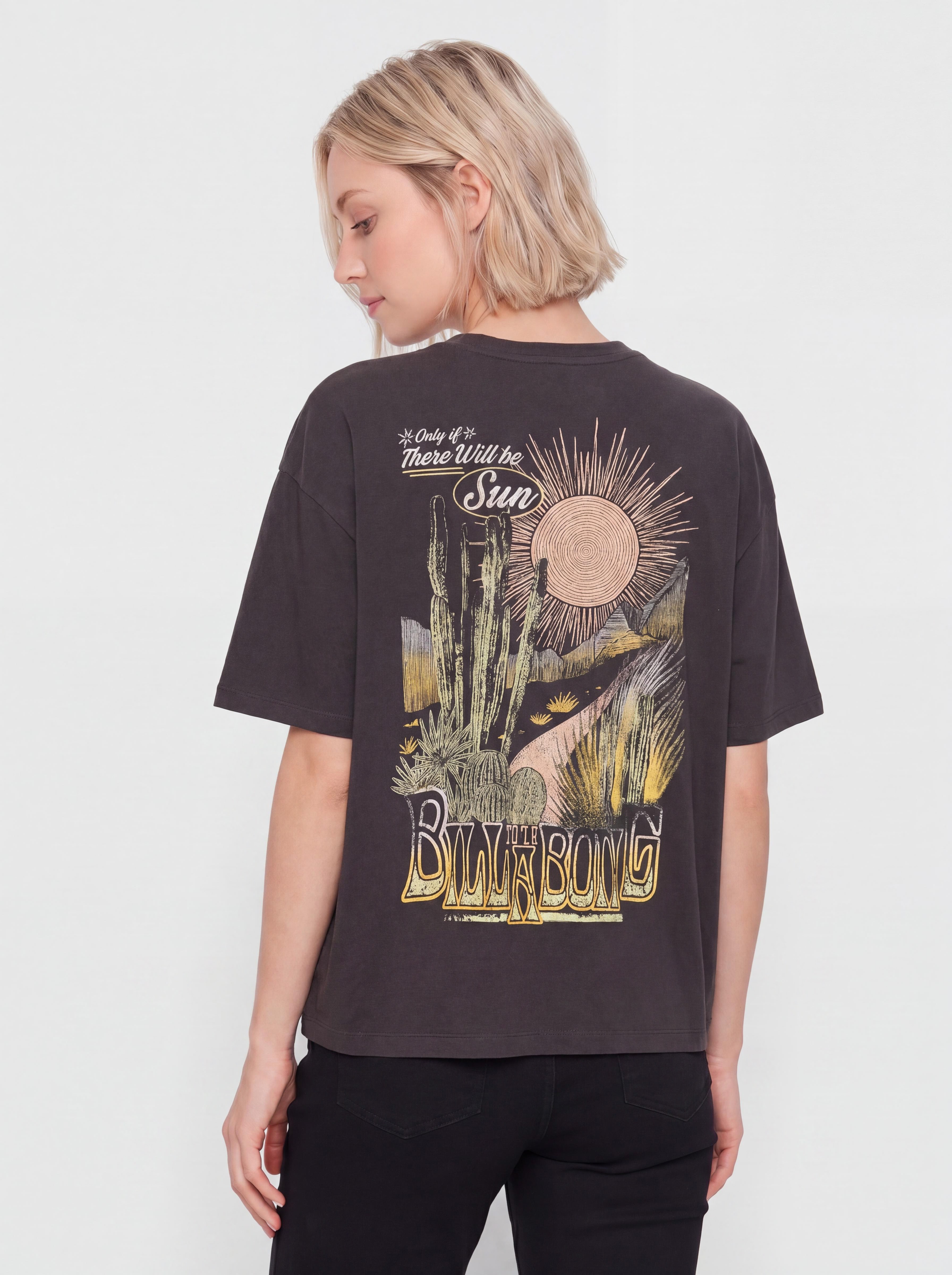 Tricou Billabong Sun Chasing Wmn (off black)