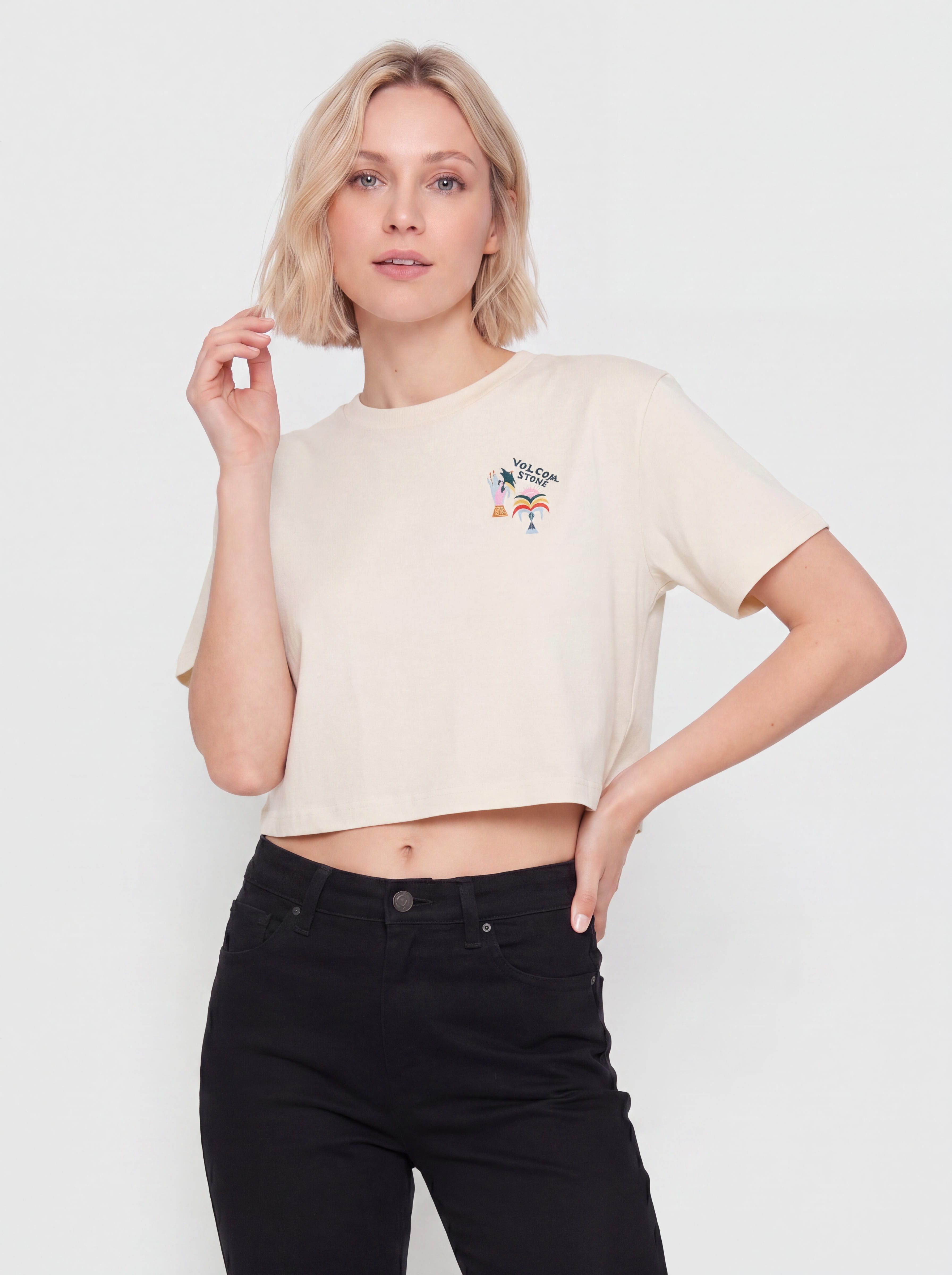 Tricou Volcom Fa Bruno Lucas Wmn (vintage white)
