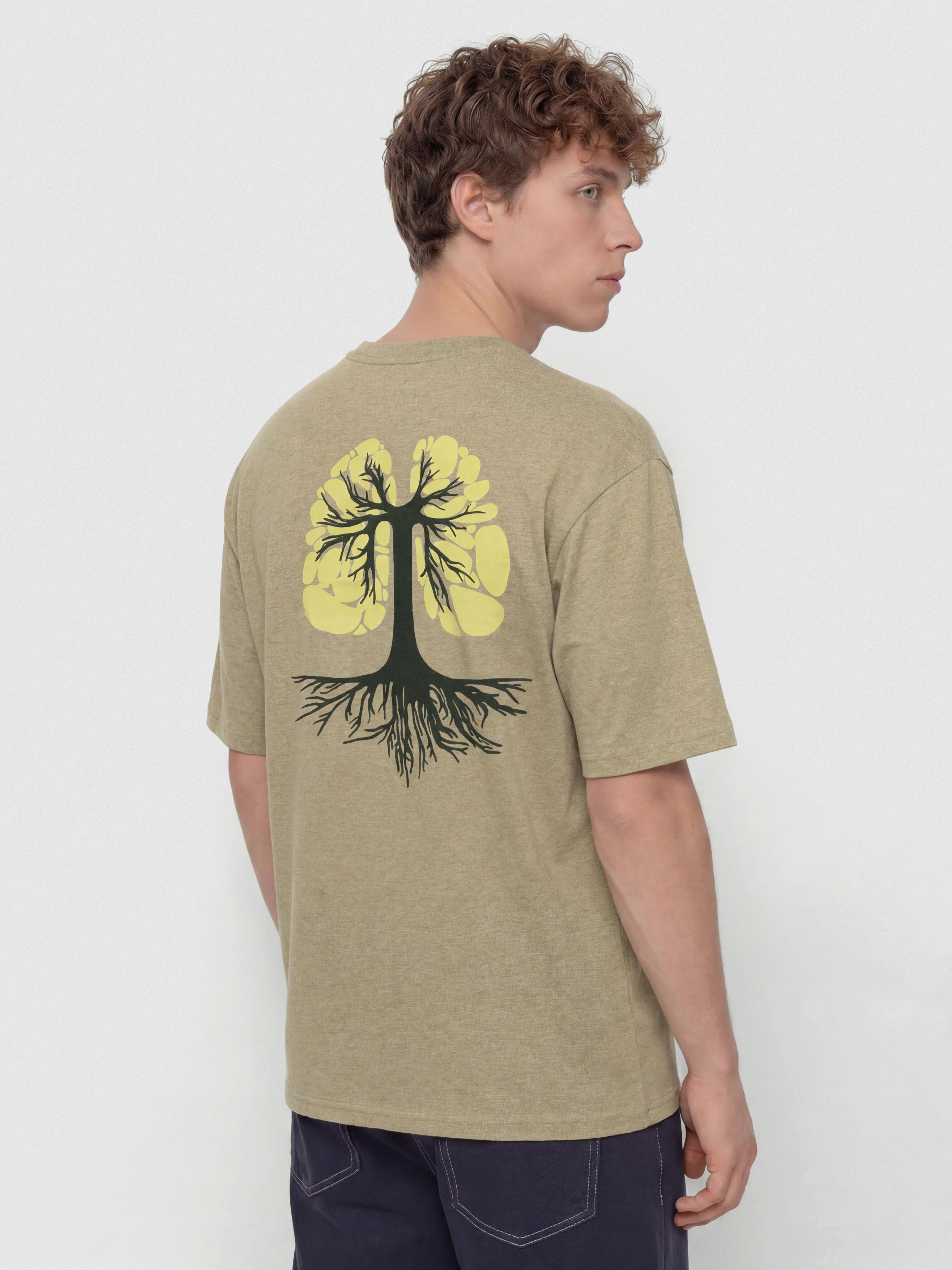 Tricou Patagonia Run Like Roots (gumtree green)