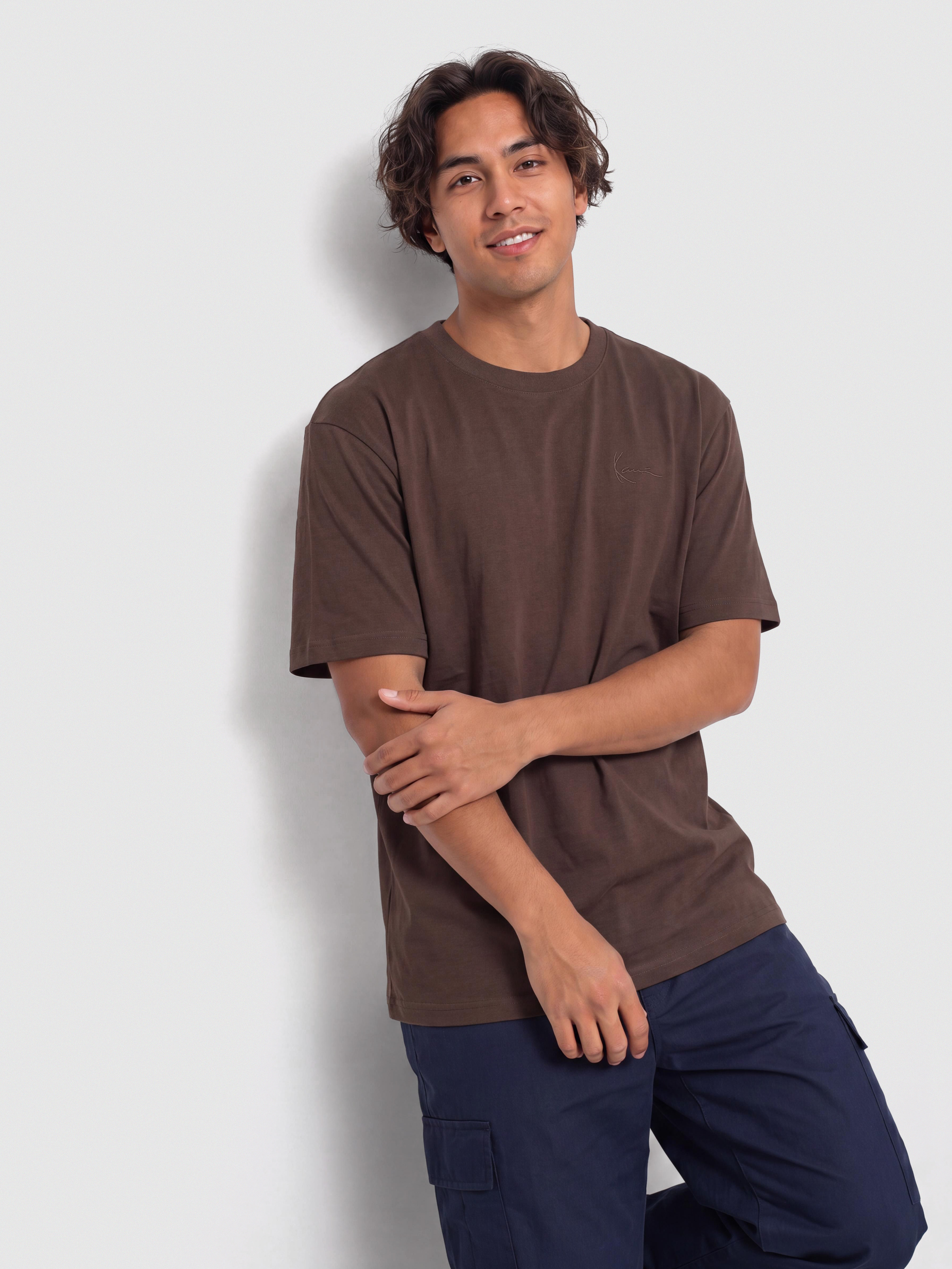 Tricou Karl Kani Slogan Boxy (brown)